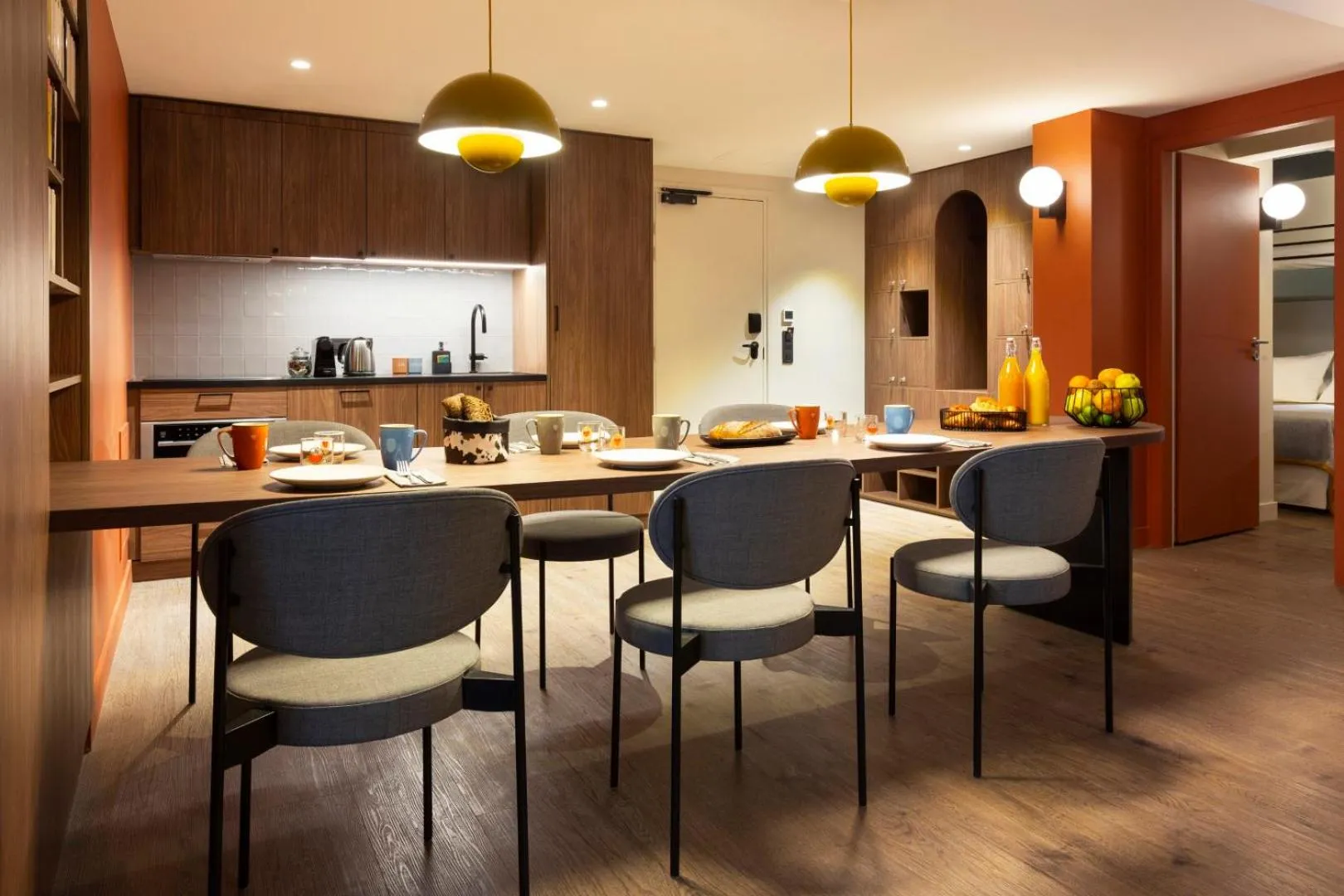 Living room in RockyPop Flaine Appartements & Spa