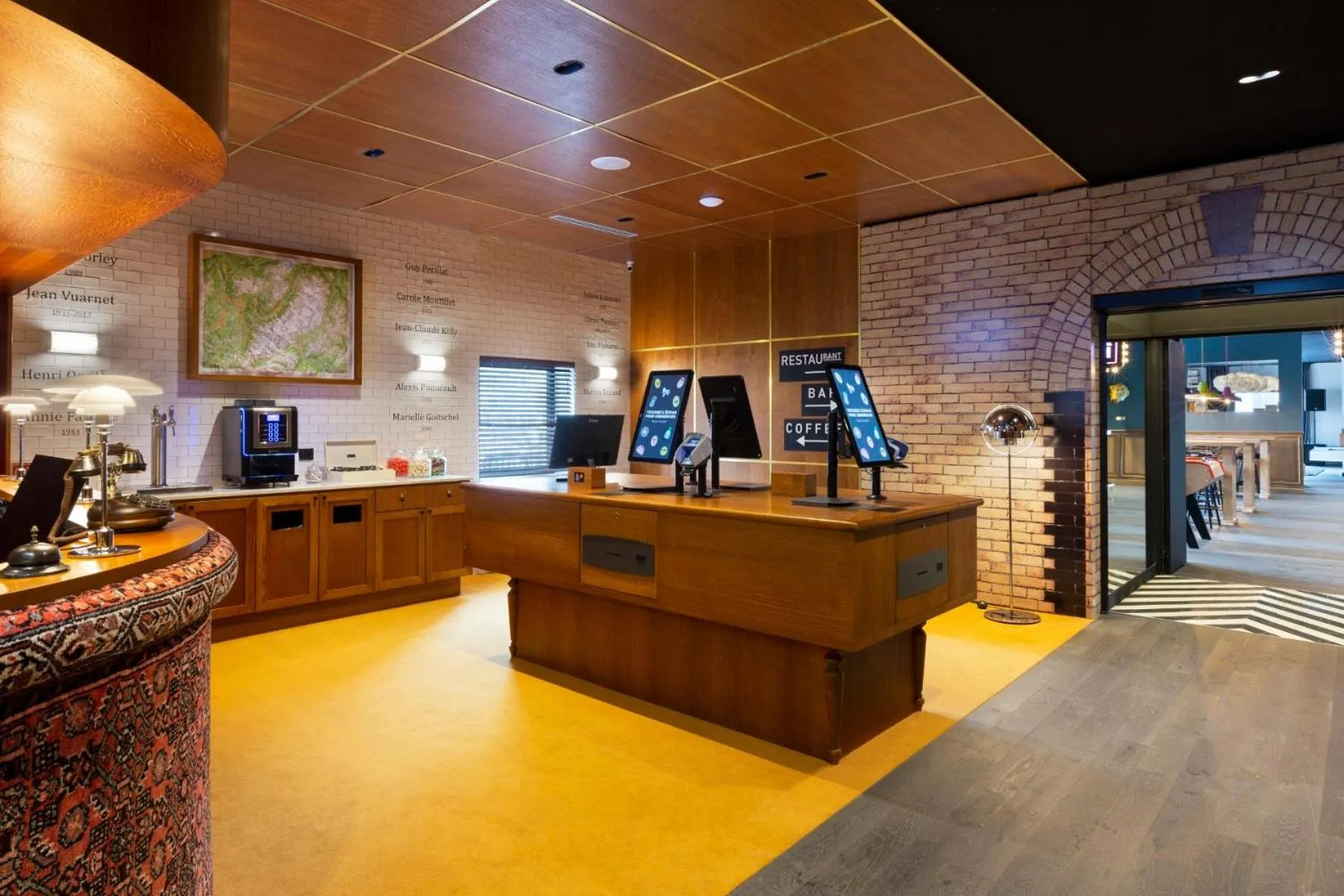 Lobby or reception in RockyPop Flaine Appartements & Spa