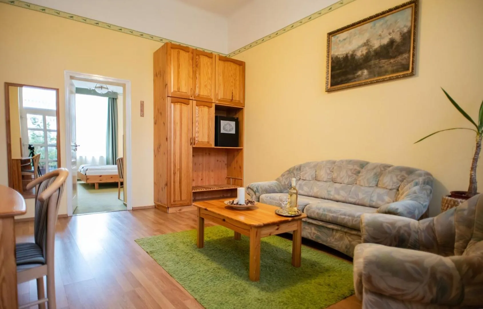 Bed in Hotel Manzard Panzio