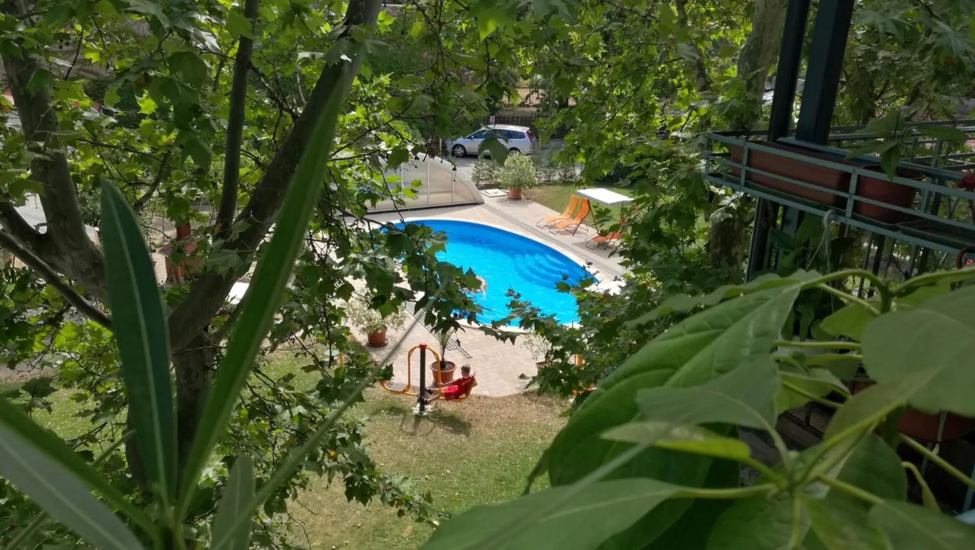 Garden in Hotel Manzard Panzio