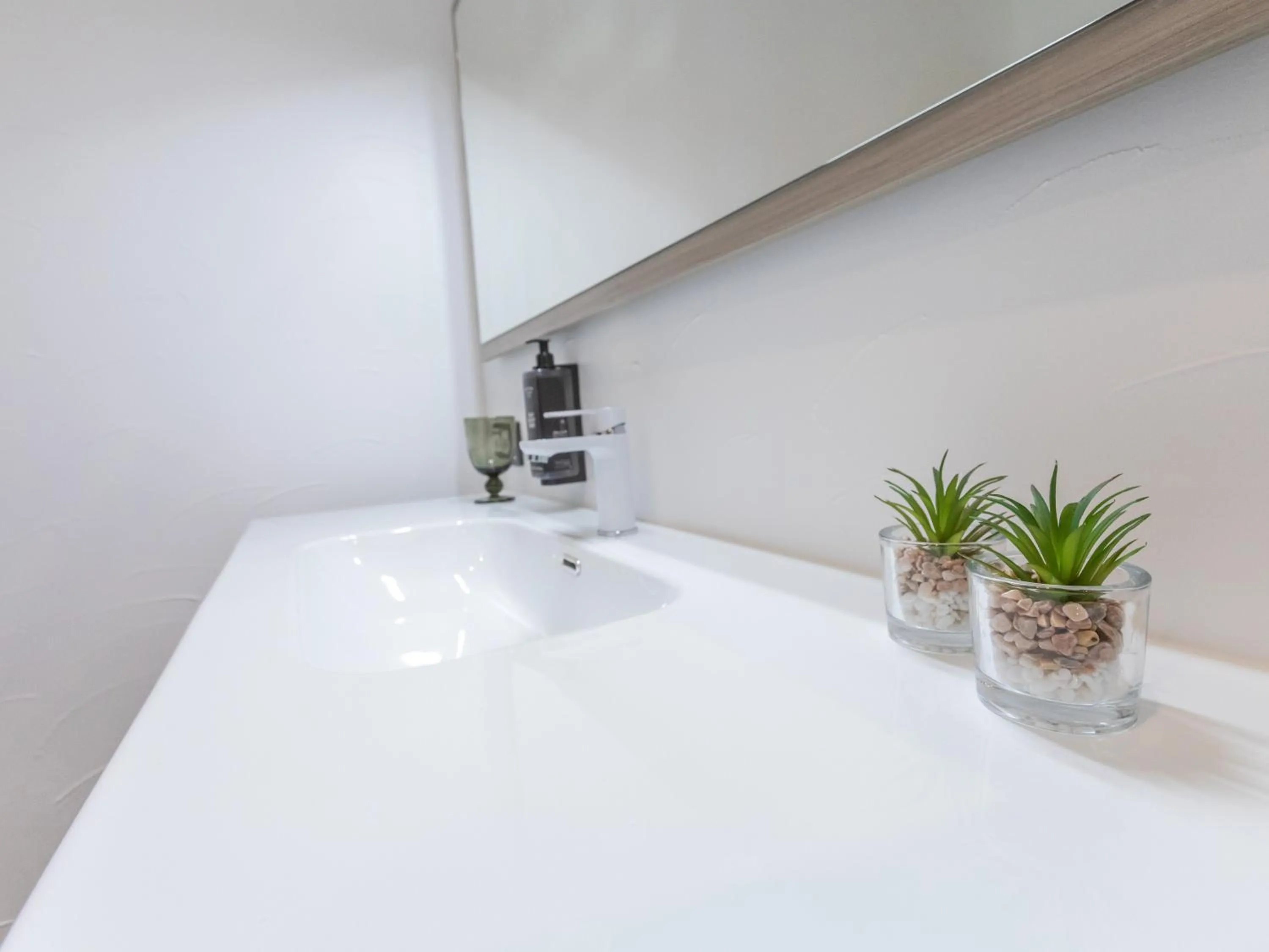 Bathroom in Golden Mirror