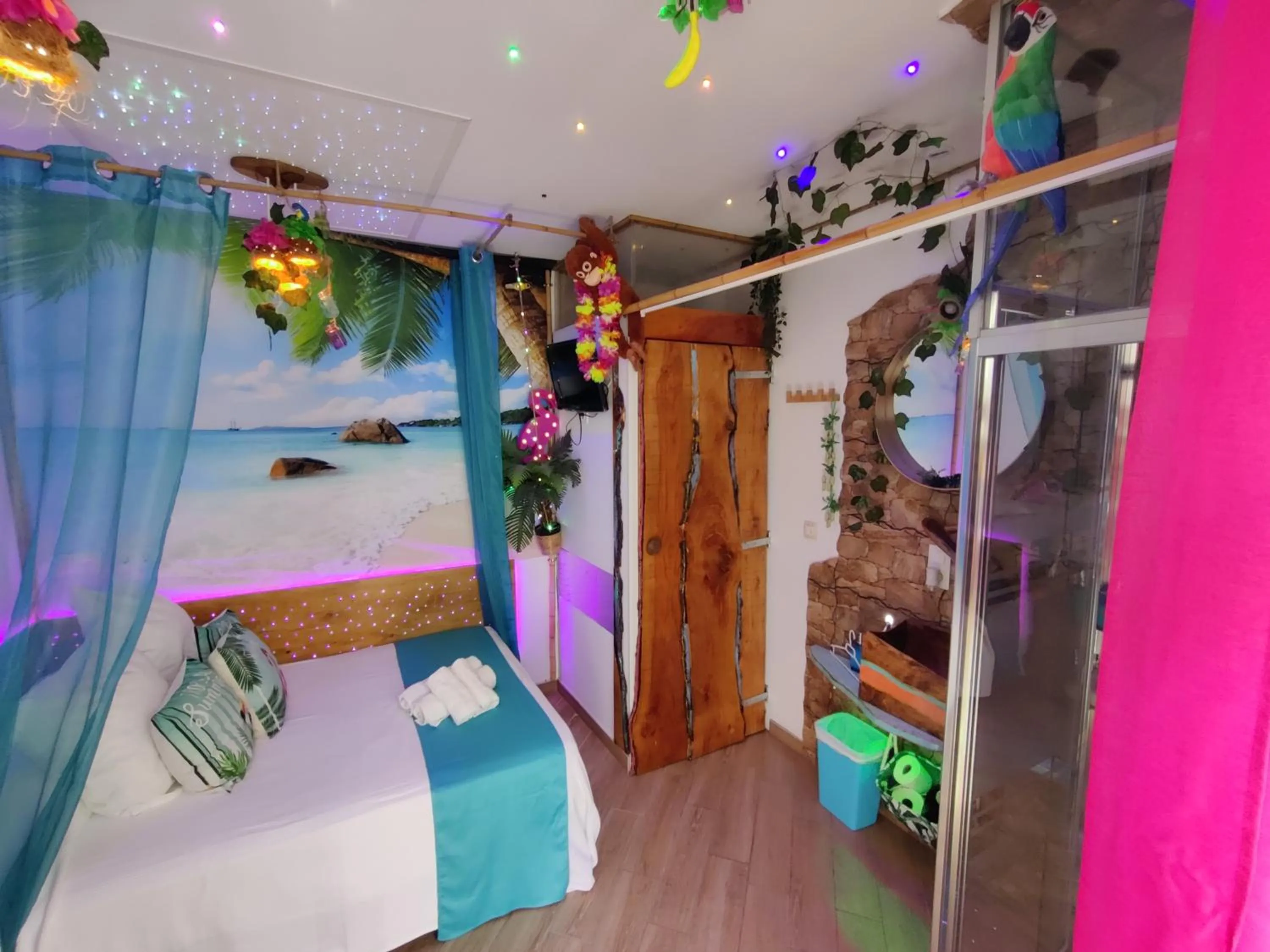 Double Room in Wonder Room Paraiso Magico Habitacion a 2 min de la playa