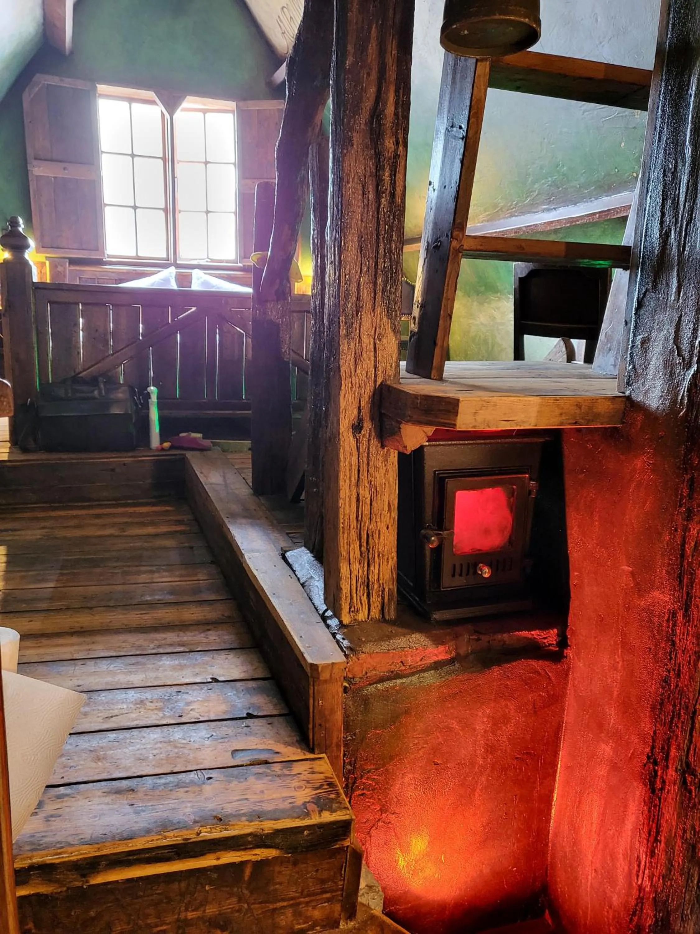 Bedroom in Hocus Pocus Tiny Hotel