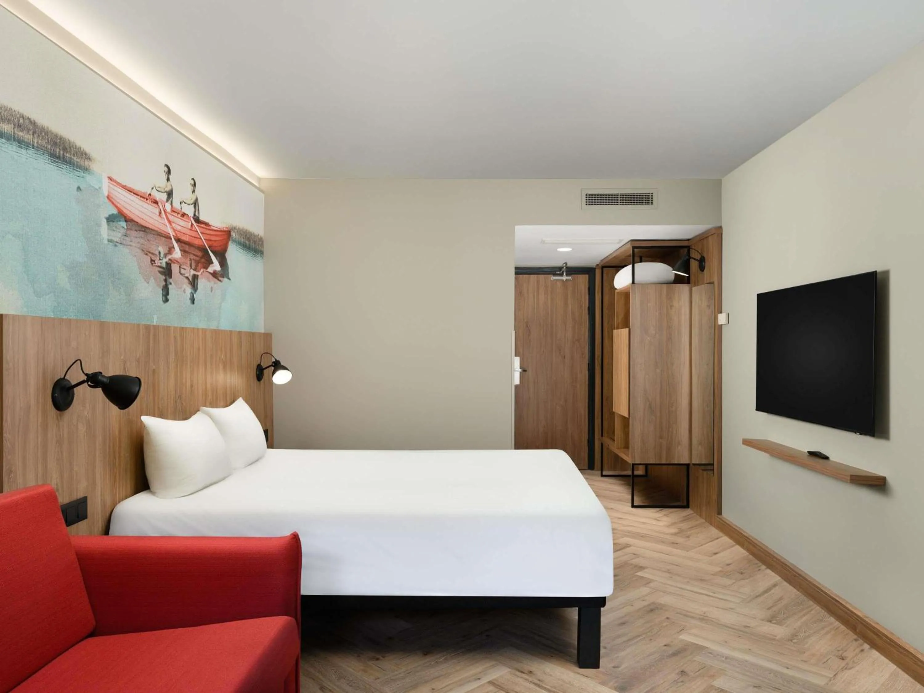 Bedroom, Bed in Ibis Budapest Heroes Square