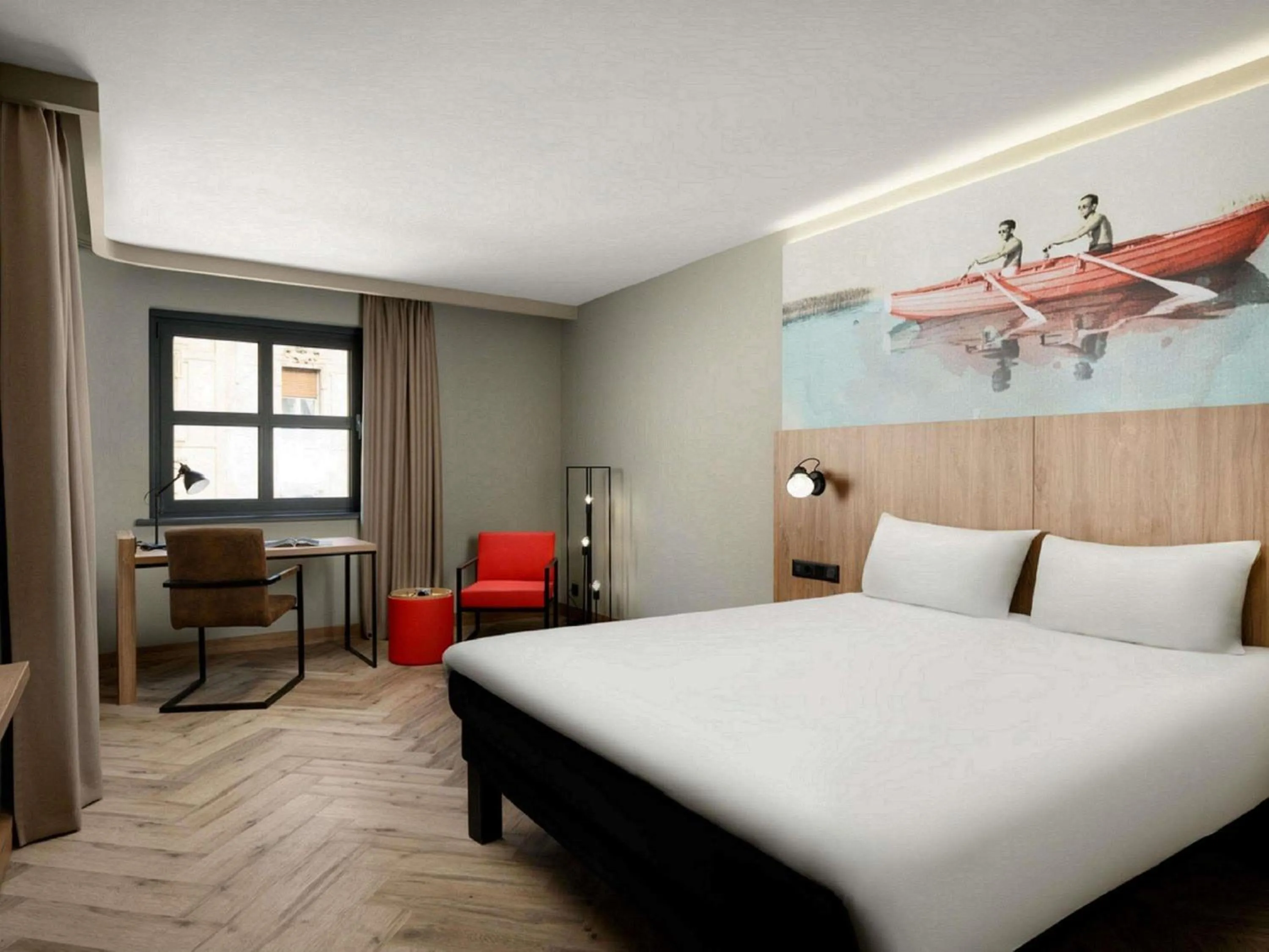 Bedroom, Bed in Ibis Budapest Heroes Square