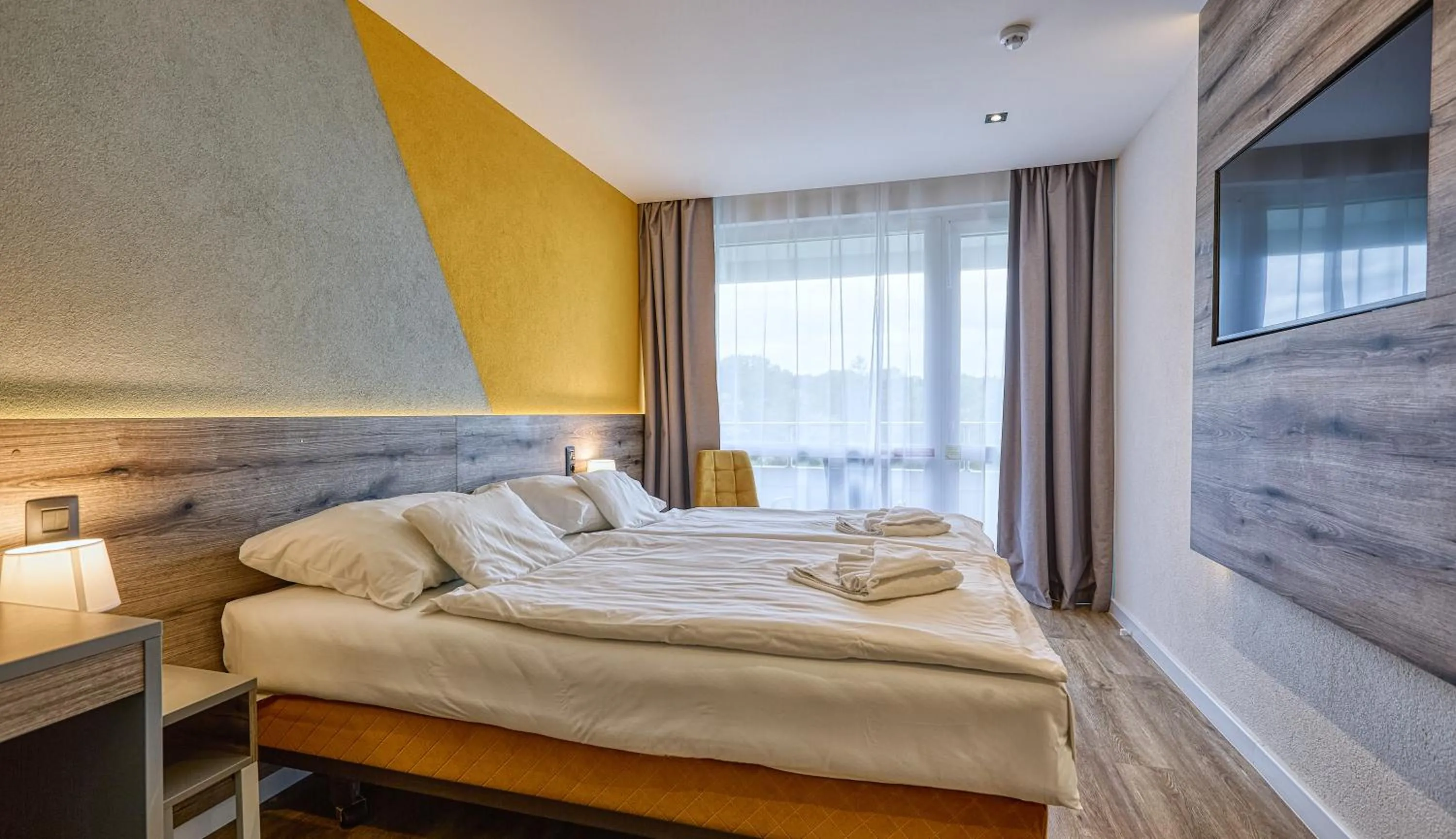 Bed in Hotel Szieszta