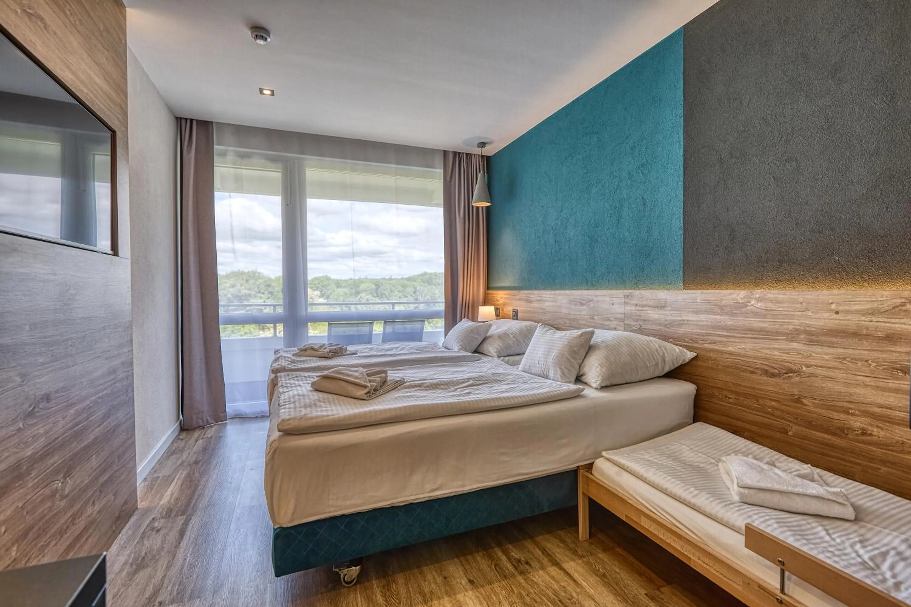 Bed in Hotel Szieszta