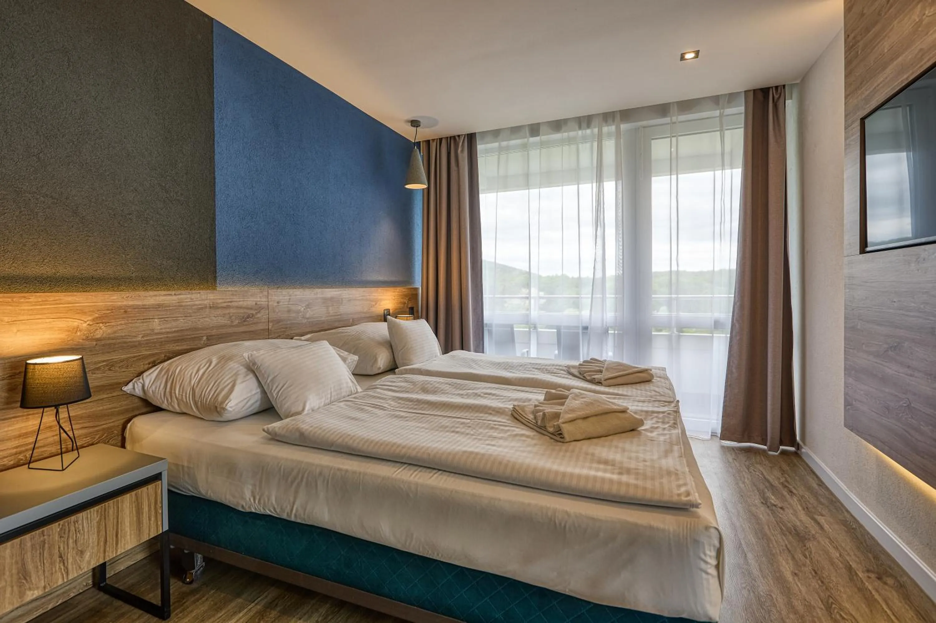 Bed in Hotel Szieszta