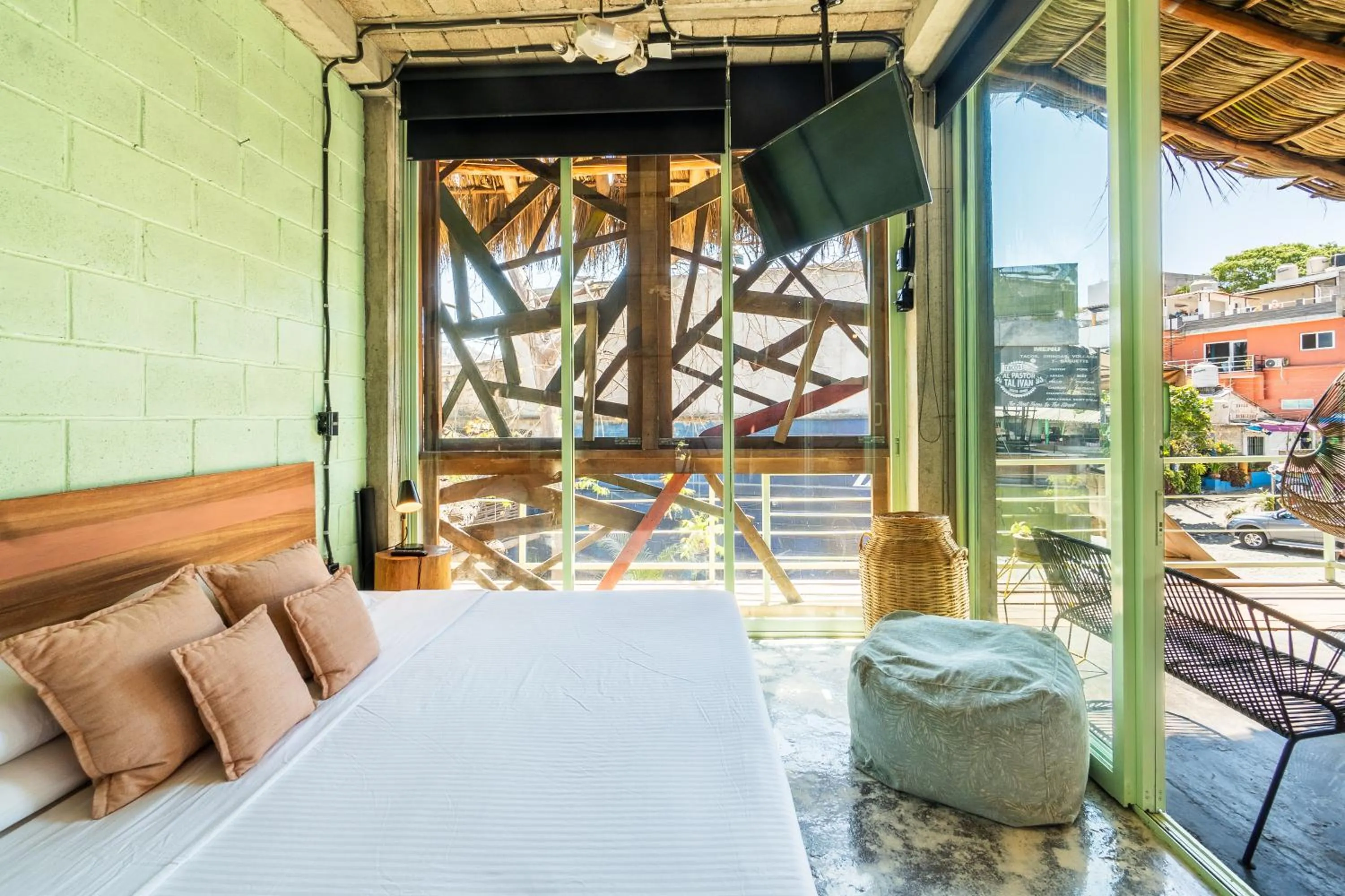 Bed in Papelillo Lofts