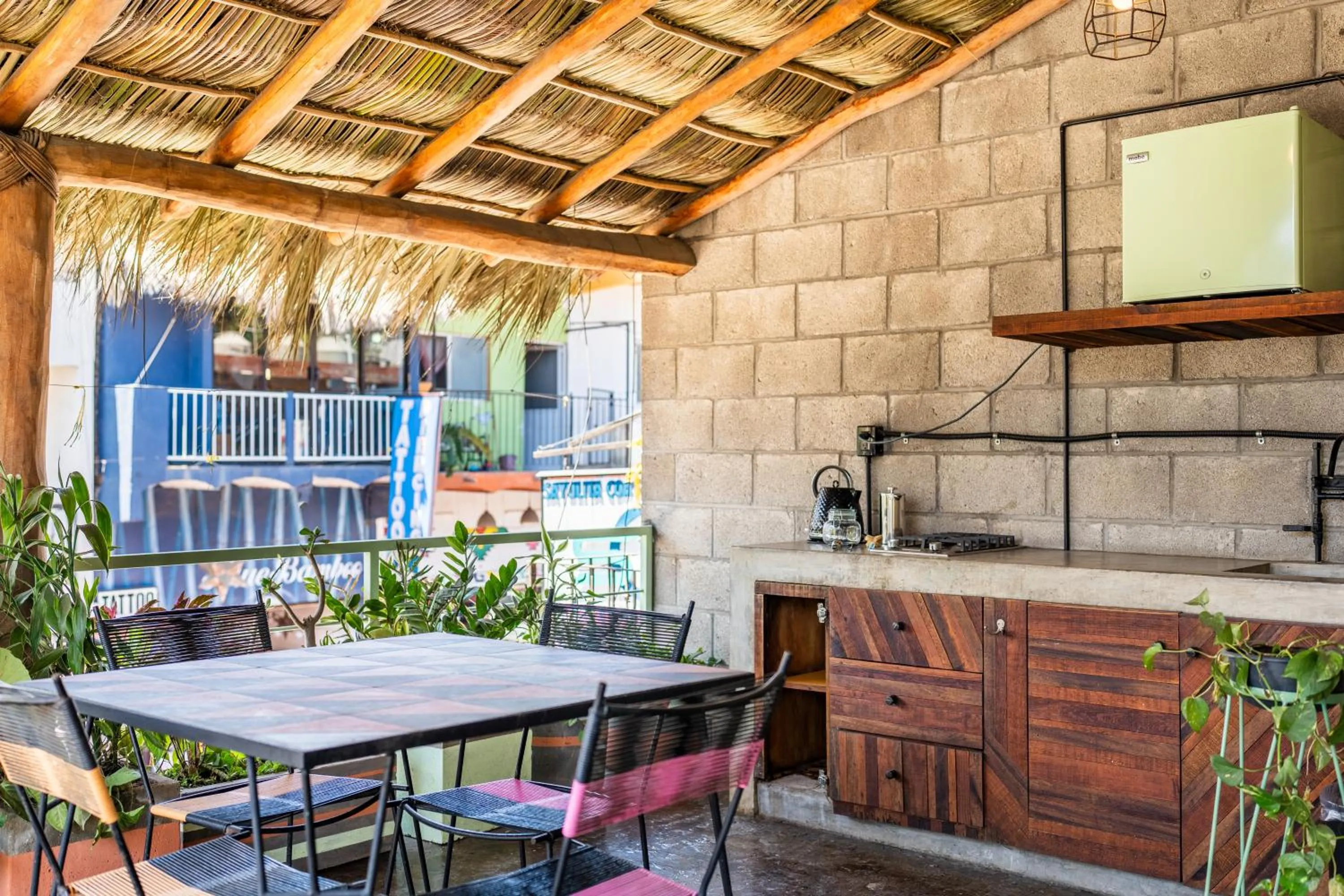 Dining area in Papelillo Lofts