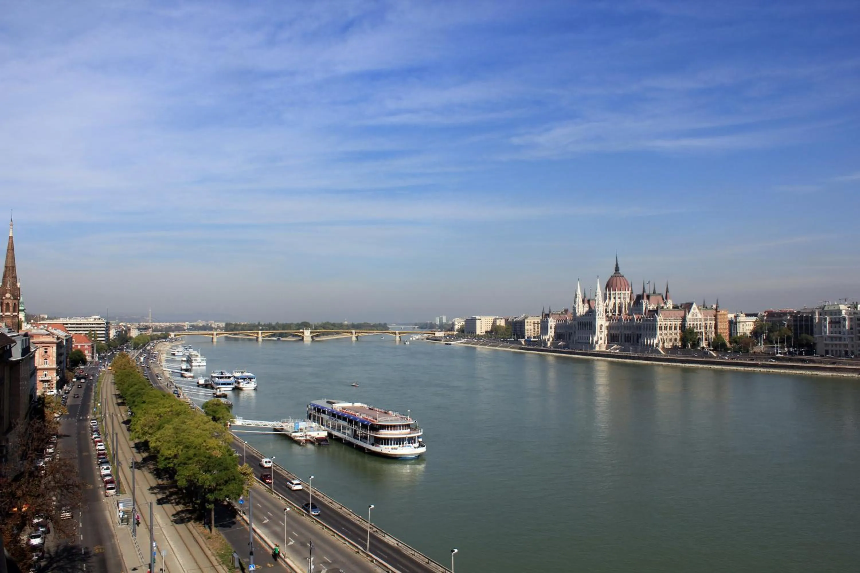 River view in Boutique Hotel Victoria Budapest