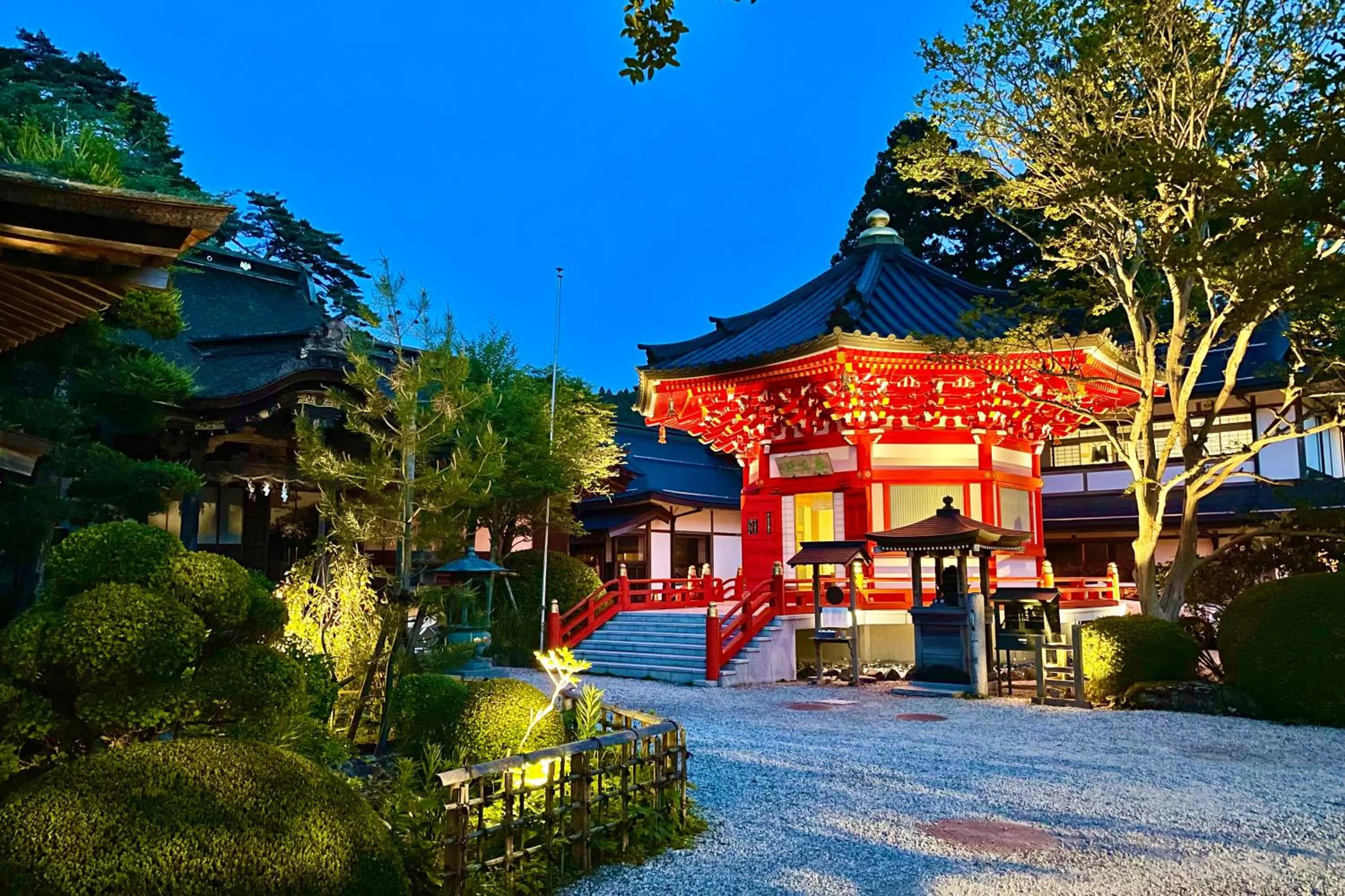 Garden view in Koyasan Shukubo Fugenin