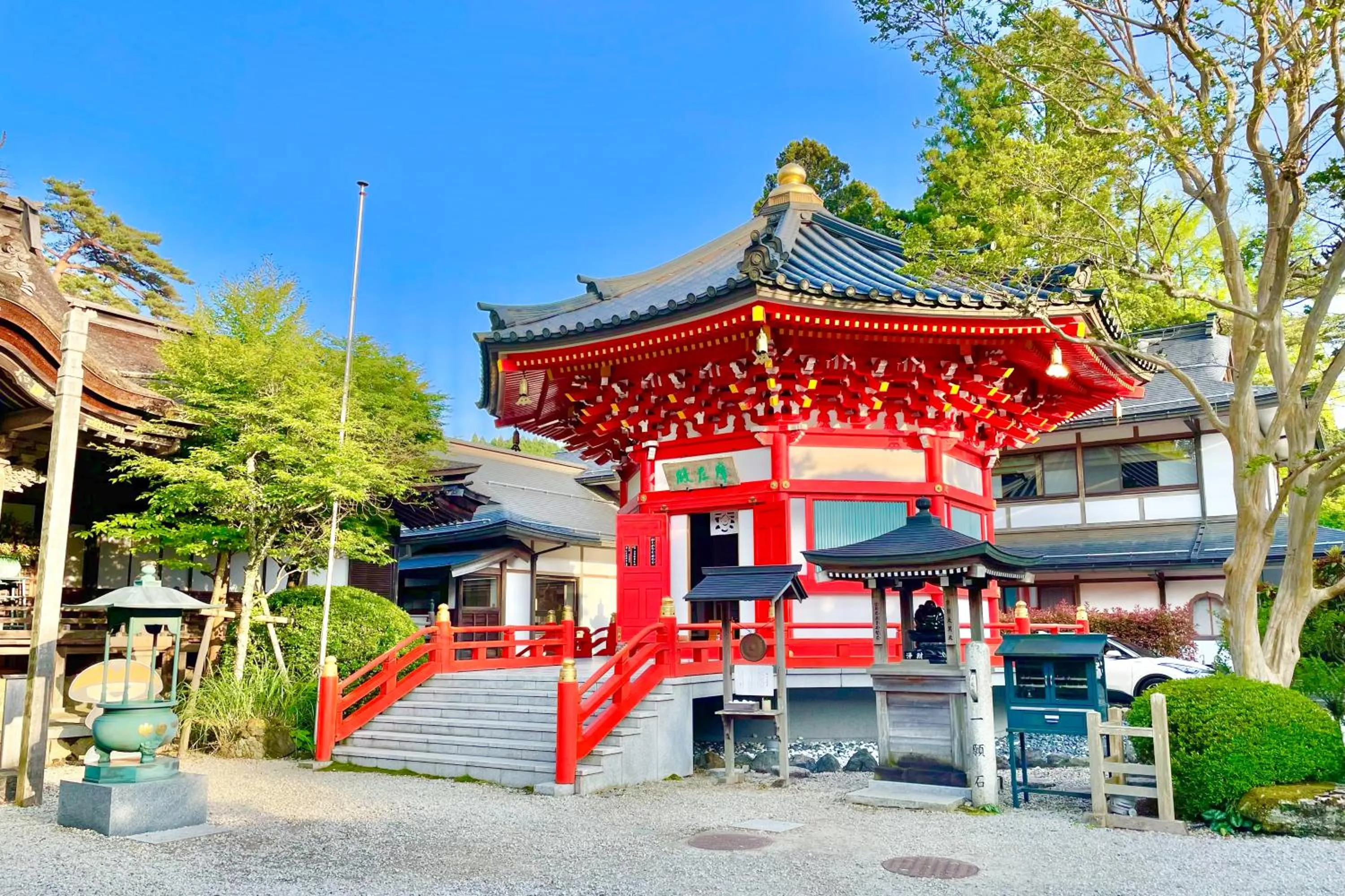 Garden view in Koyasan Shukubo Fugenin