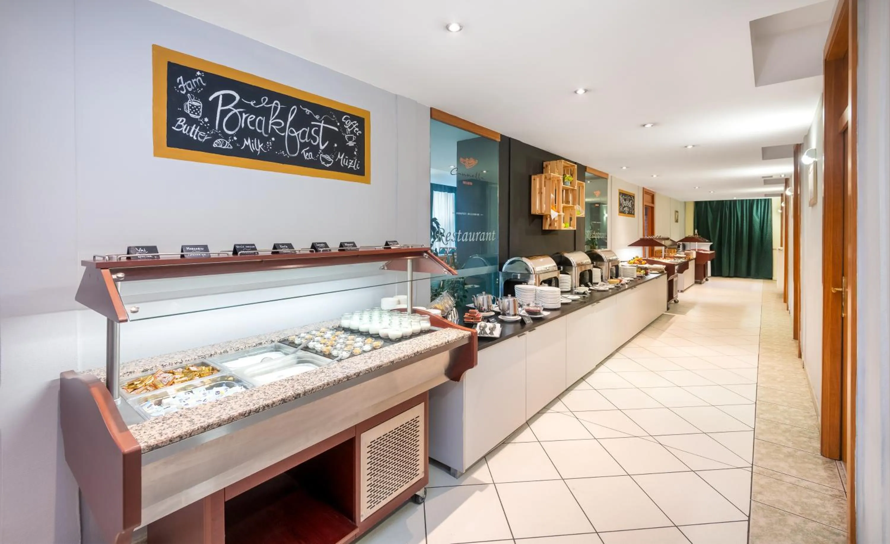 Buffet breakfast in Hotel Millennium