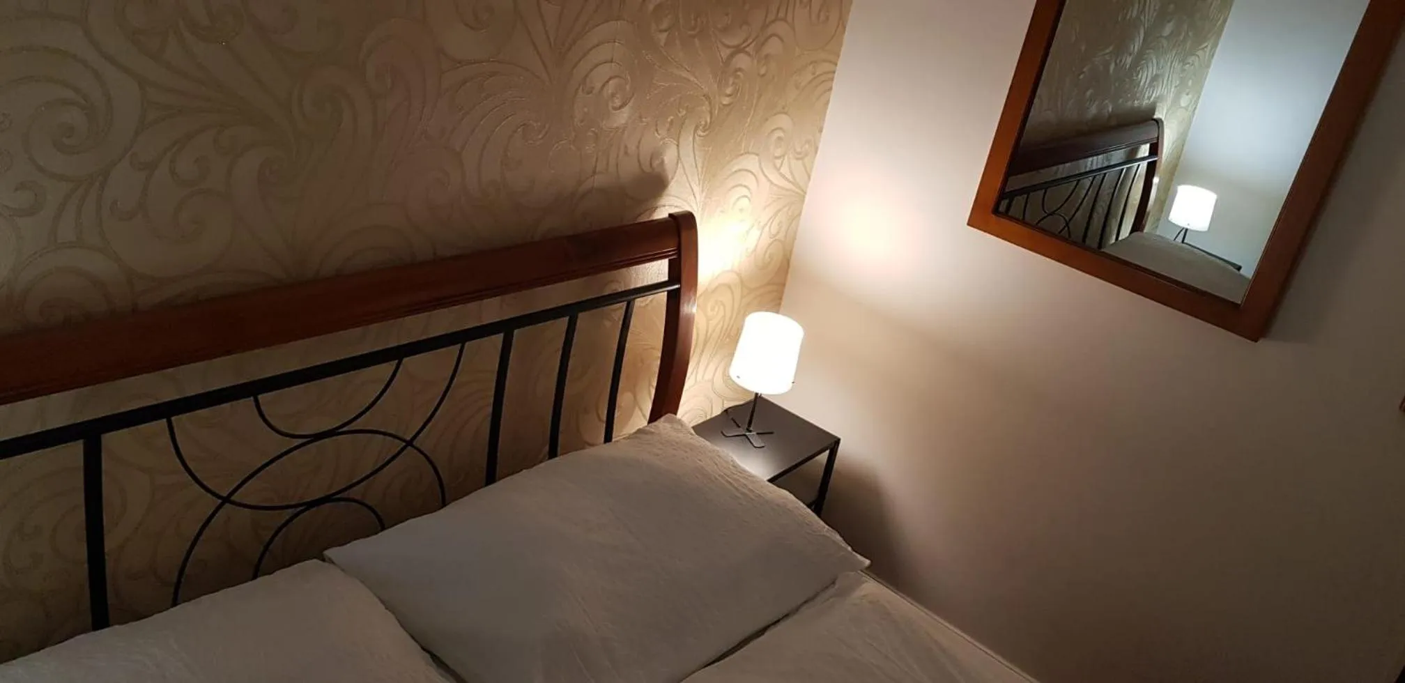 Bed in Hotel Pomezí
