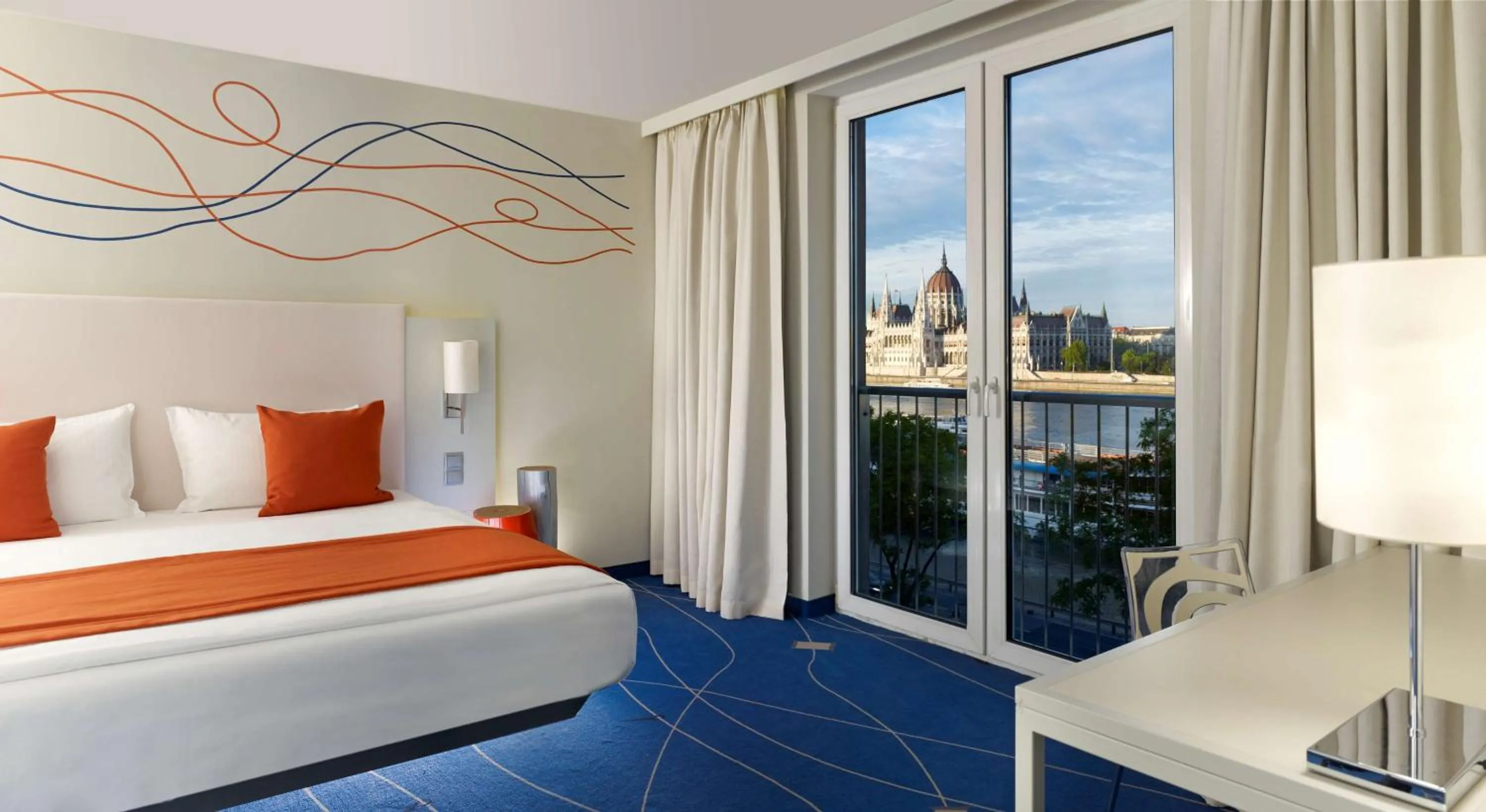 Bedroom, Bed in Park Plaza Budapest