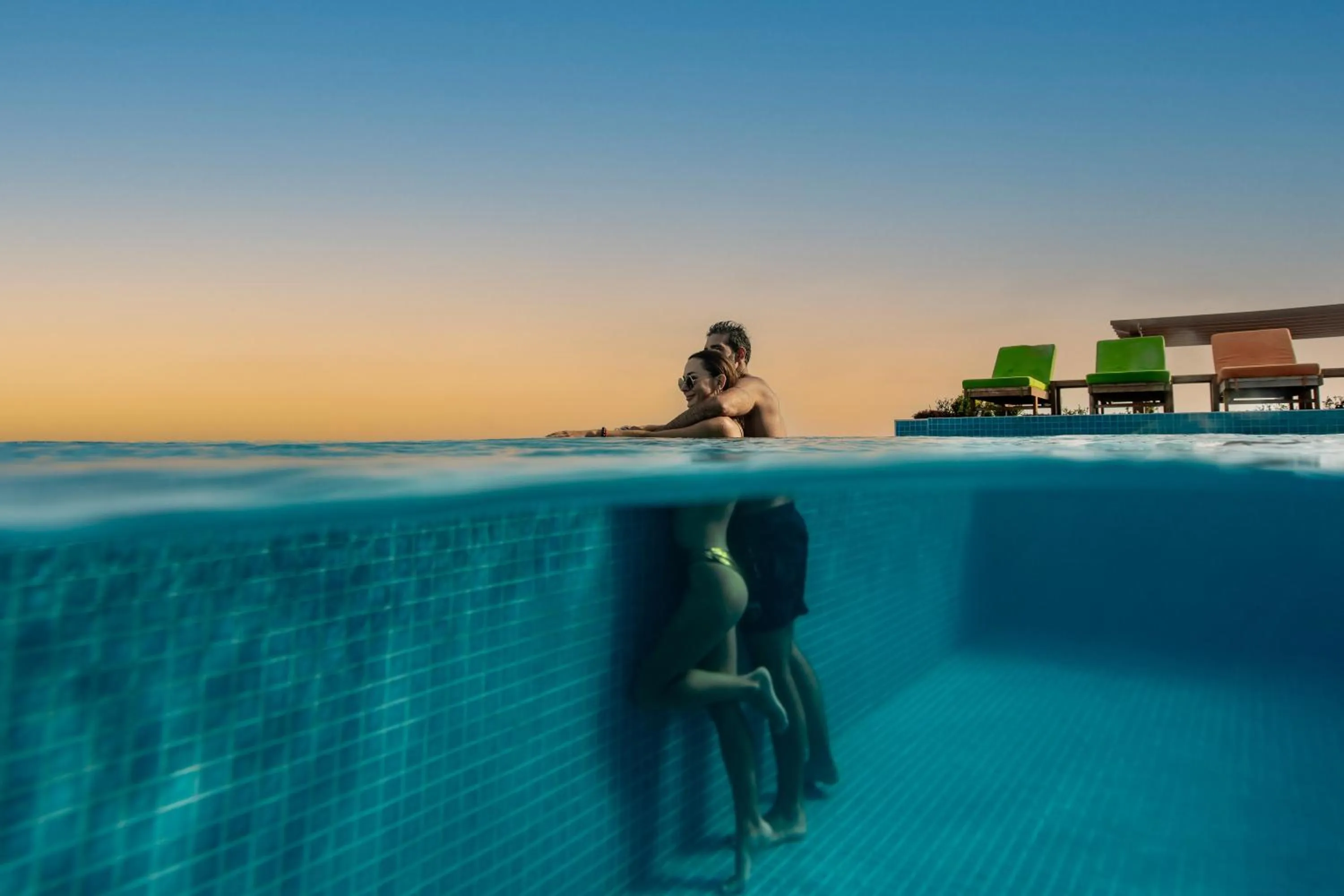 Swimming pool in Triton Prestige Seaview and Spa