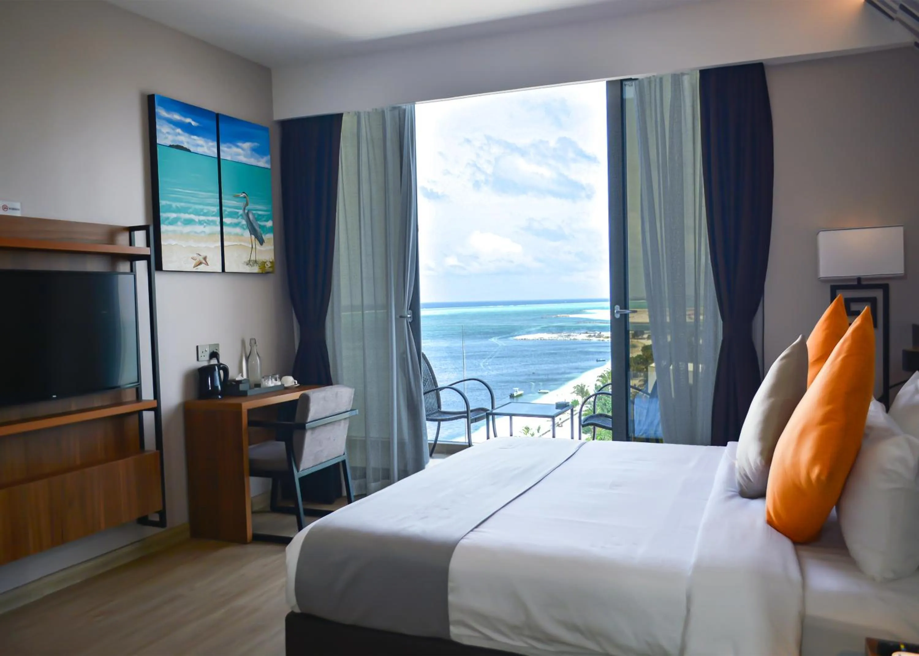 Bed in Triton Prestige Seaview and Spa