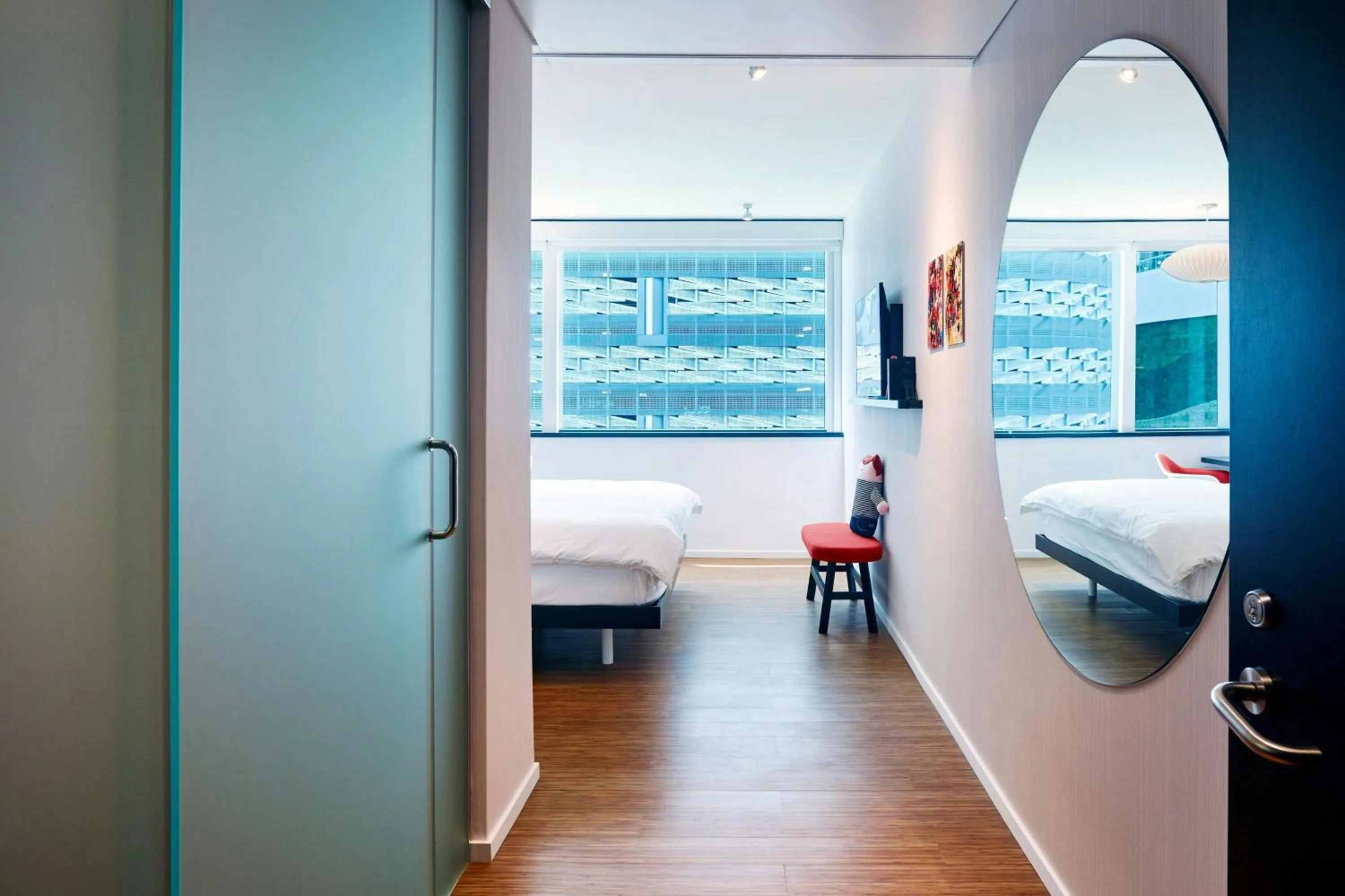 Bedroom, Bed in citizenM Miami Brickell