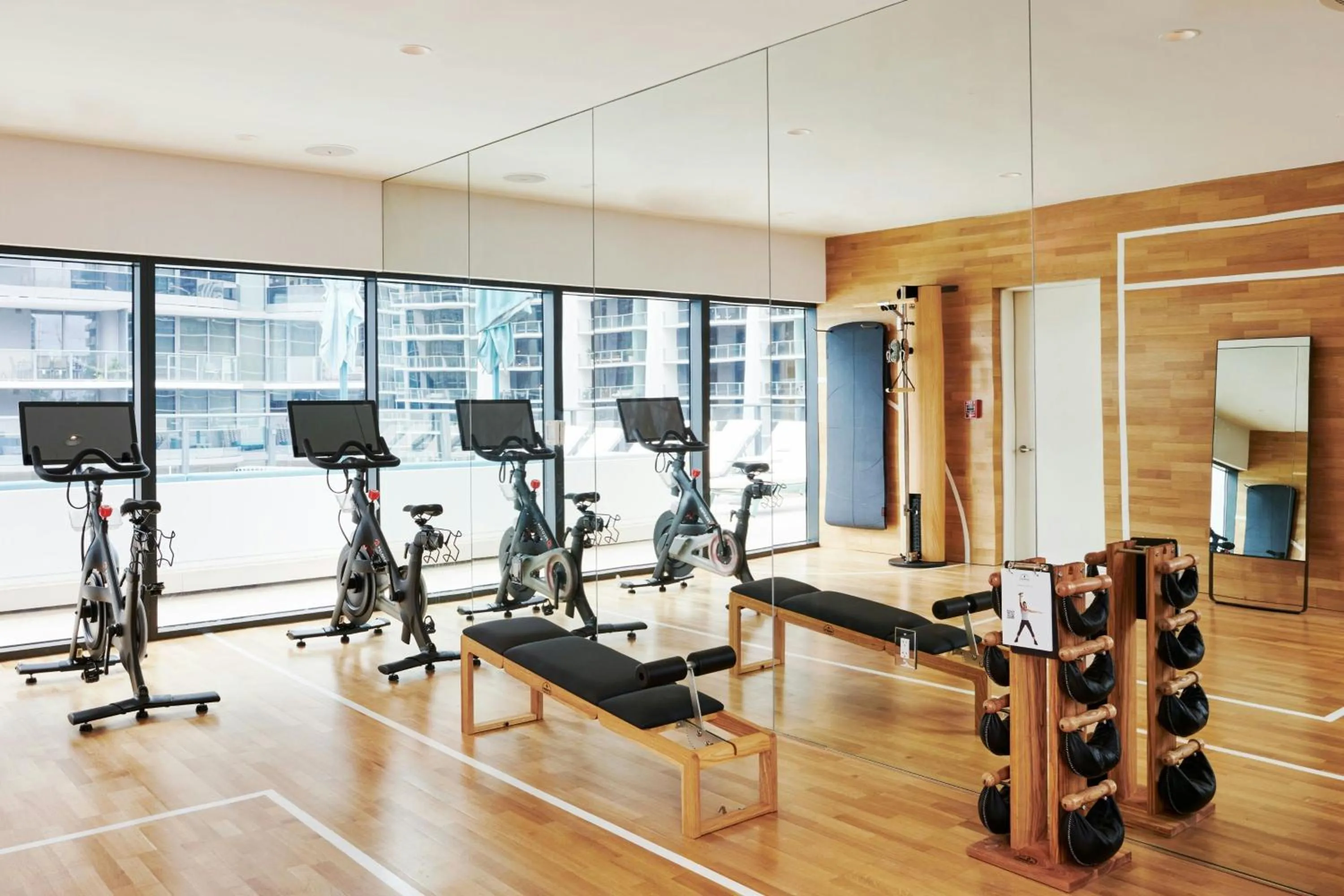 Fitness centre/facilities in citizenM Miami Brickell
