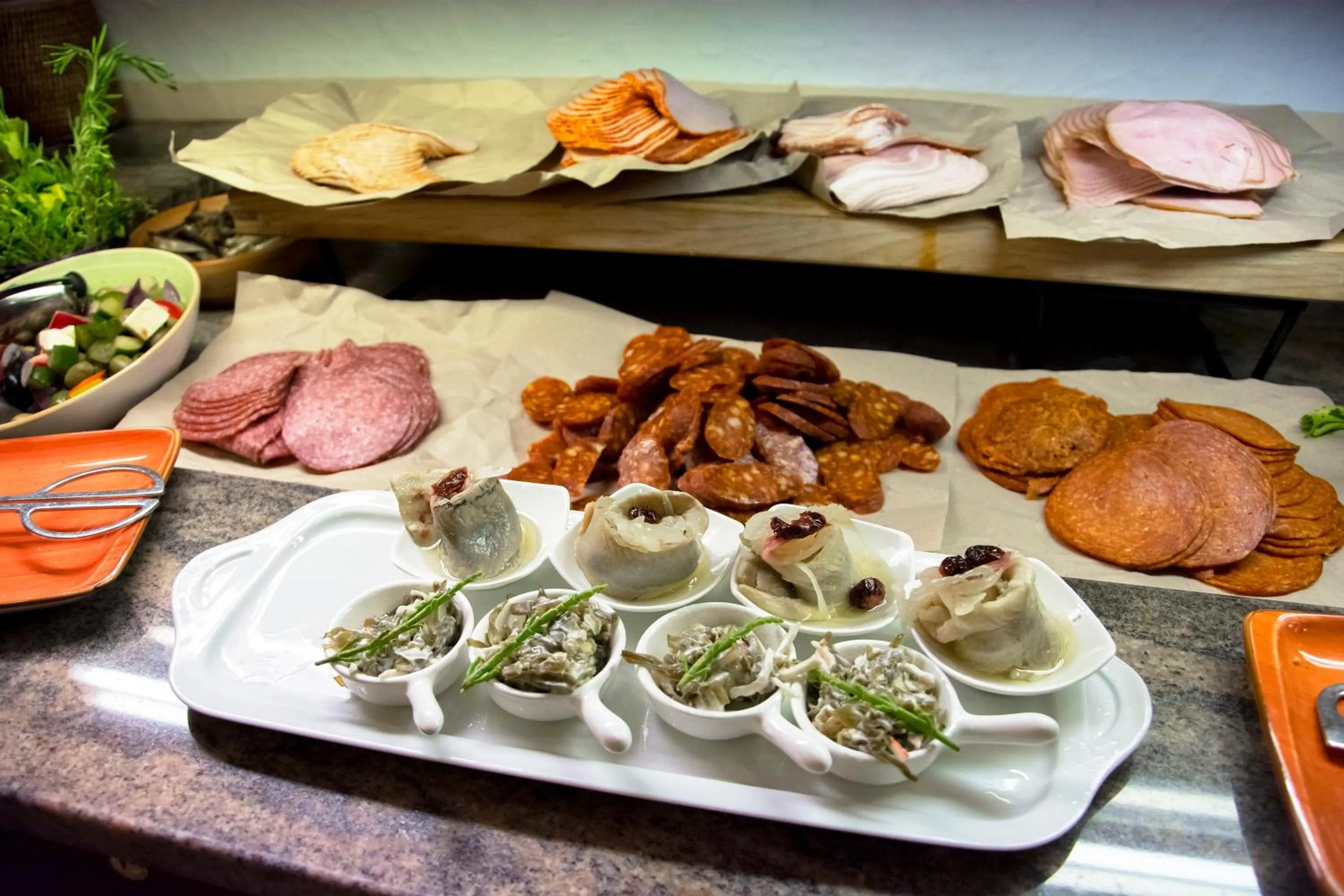 Buffet breakfast in Radisson Blu Béke Hotel, Budapest