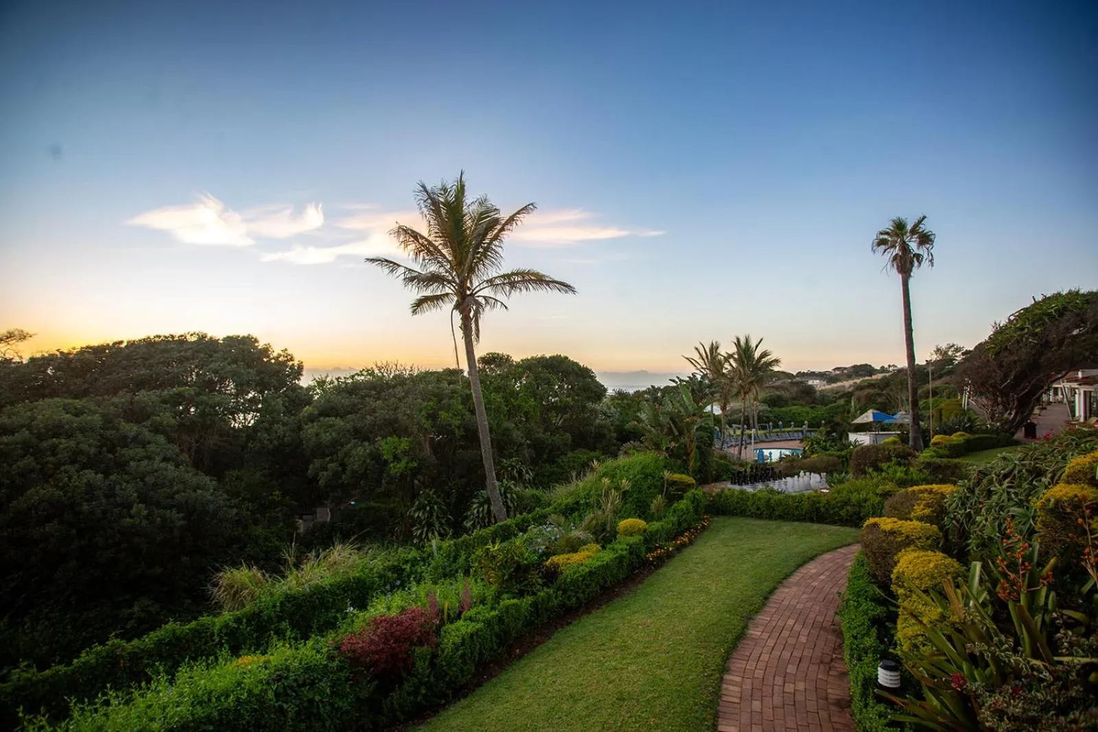 Garden in Pumula Beach Hotel