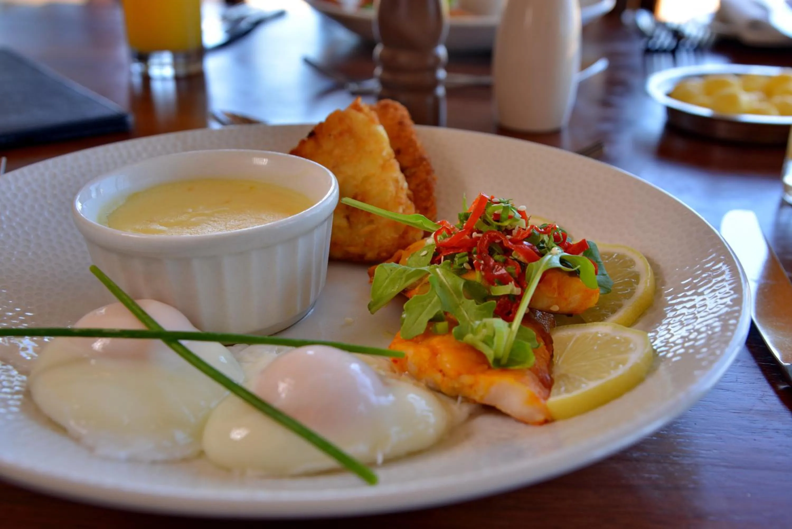 Breakfast in Pumula Beach Hotel