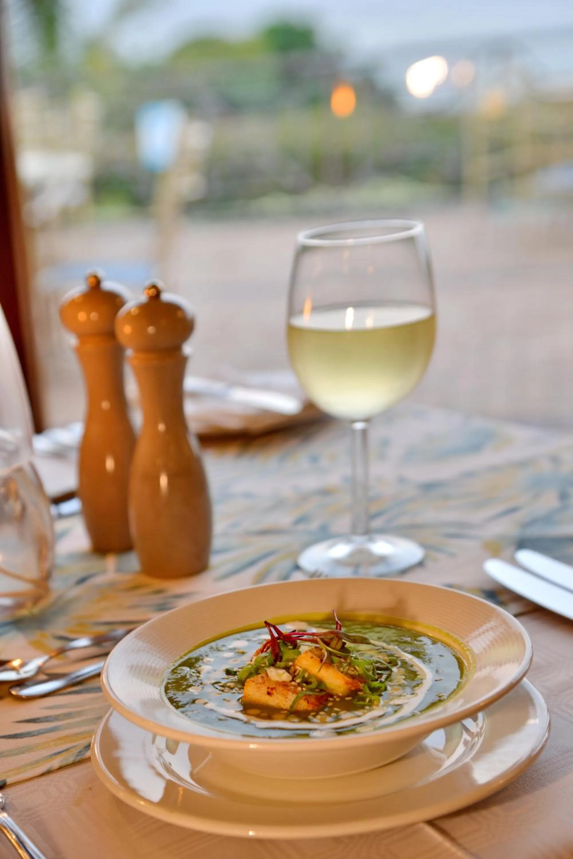 Food in Pumula Beach Hotel