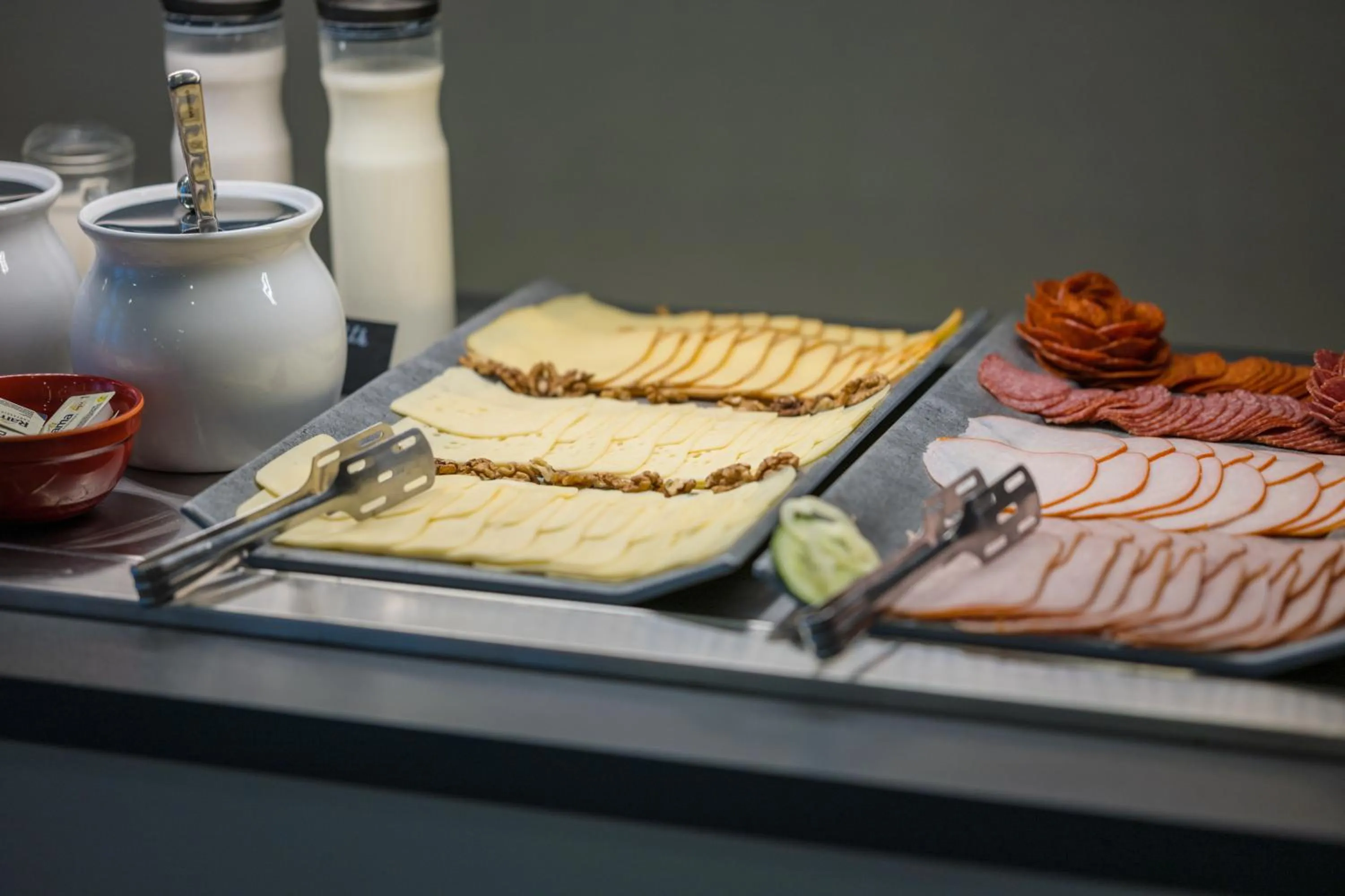 Buffet breakfast in Baross City Hotel - Budapest