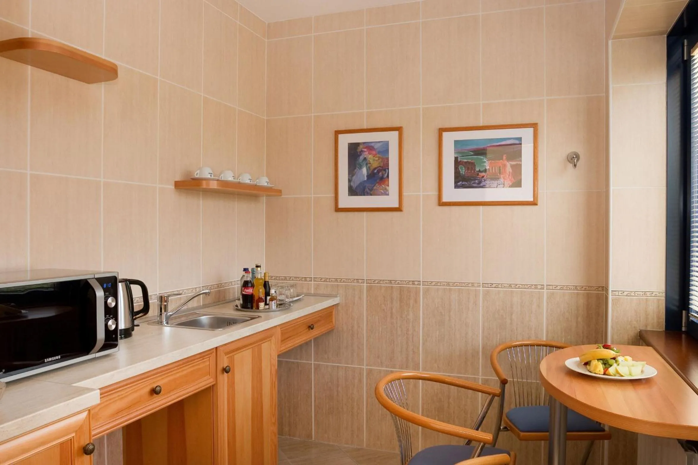 Kitchen or kitchenette in Hotel Kálvária Superior