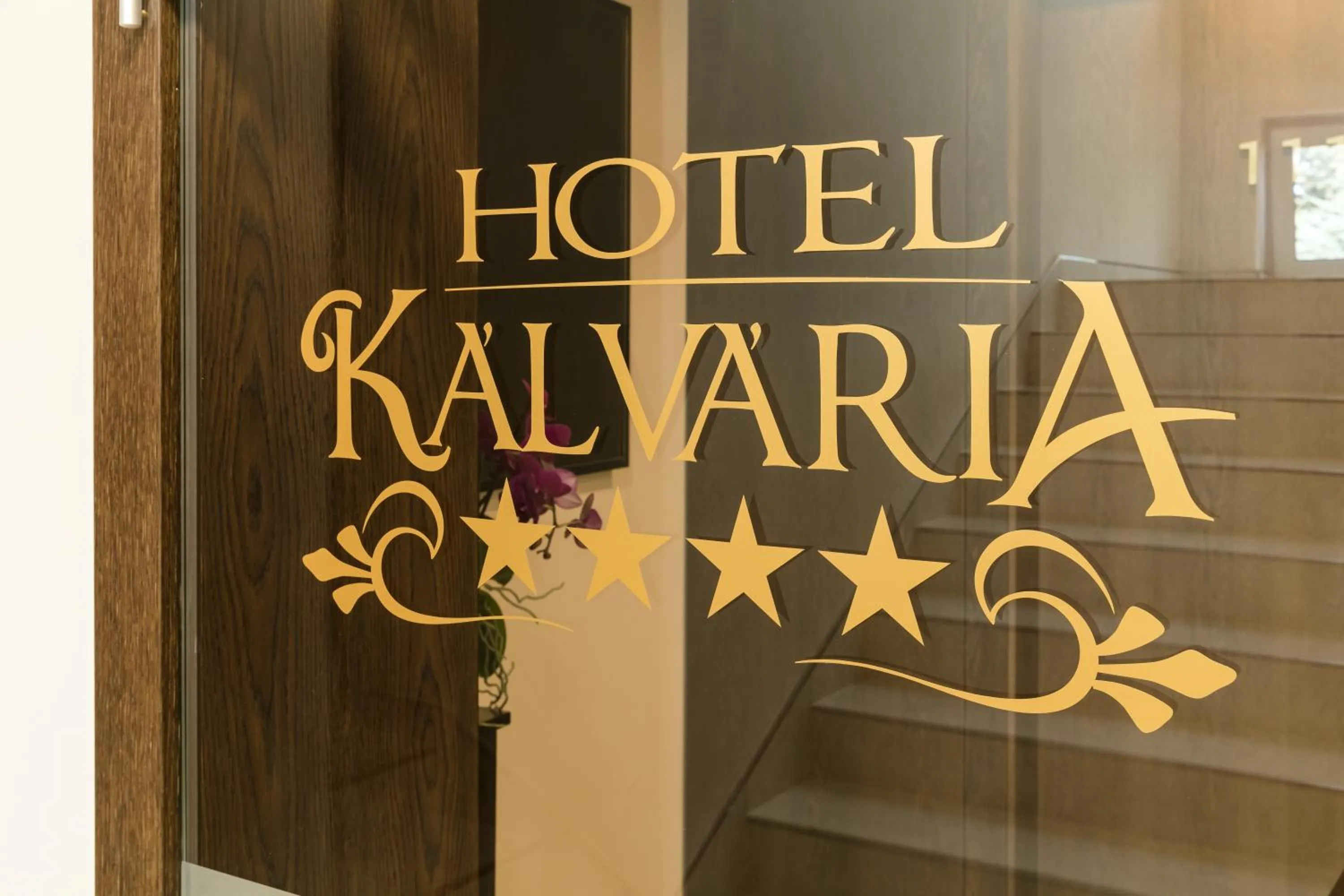 Property logo or sign in Hotel Kálvária Superior