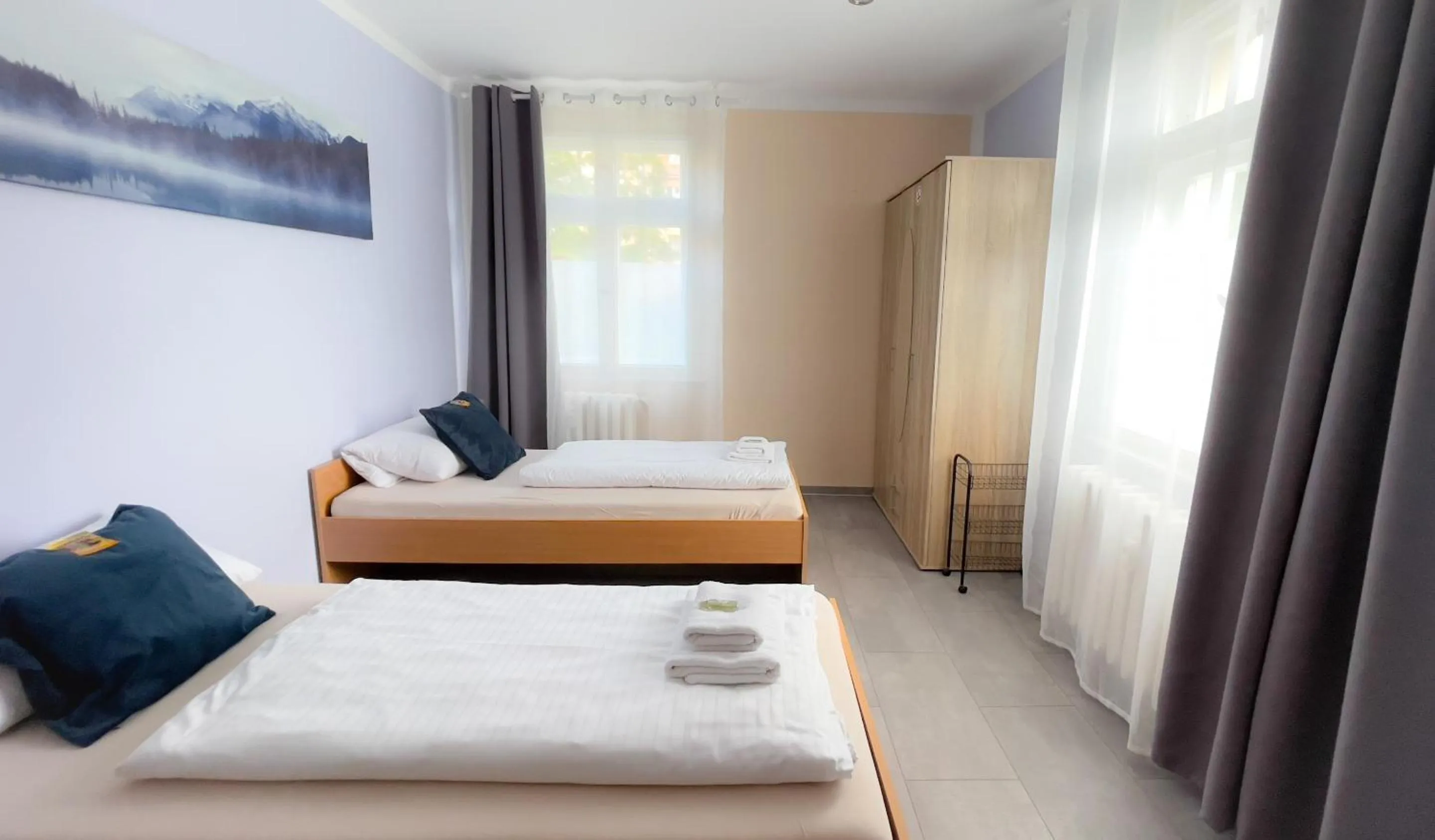 Bedroom, Bed in MOTEL DARIA Hennigsdorf Berlin