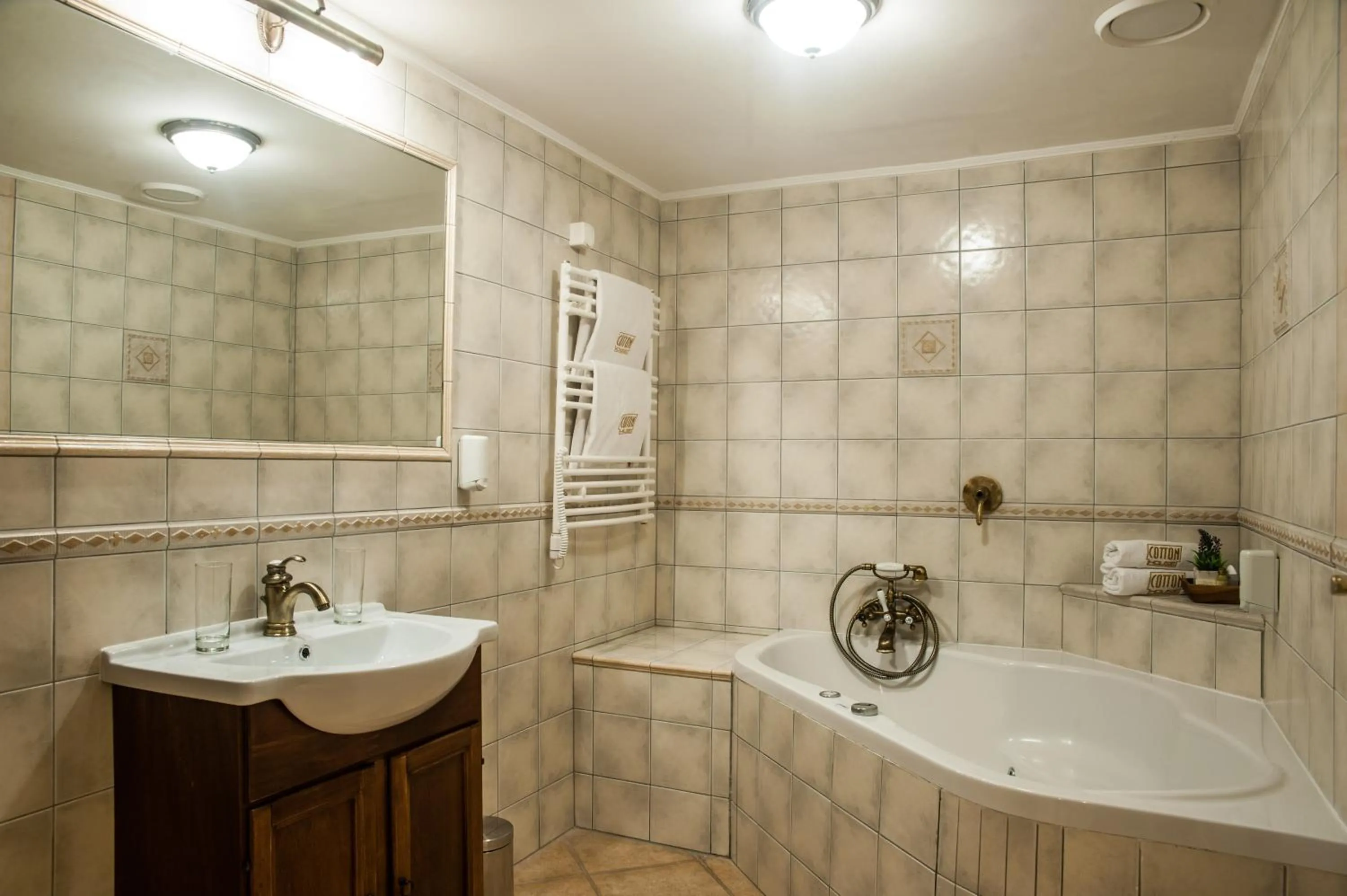 Bathroom in Cotton House Budapest