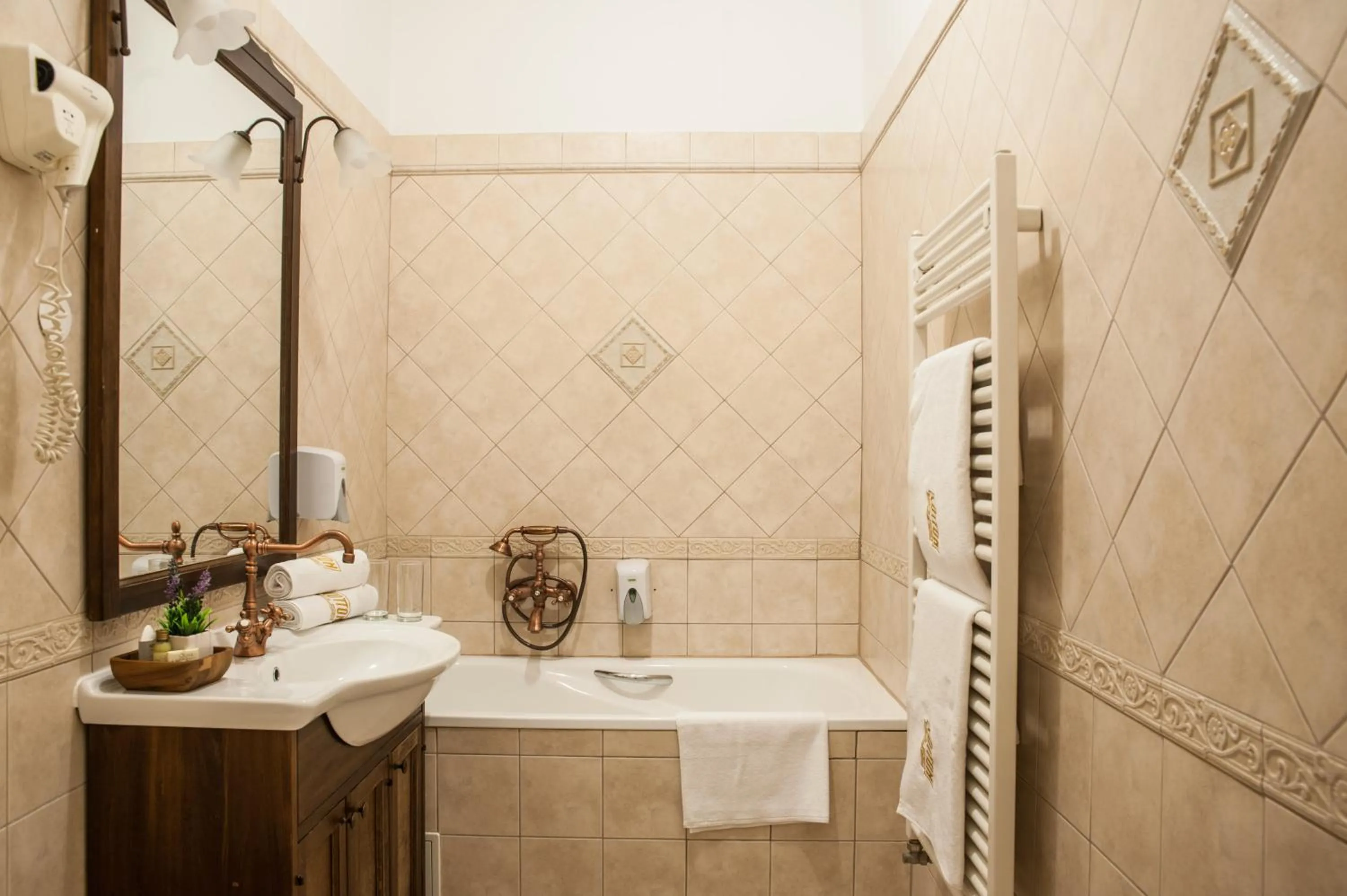 Bathroom in Cotton House Budapest