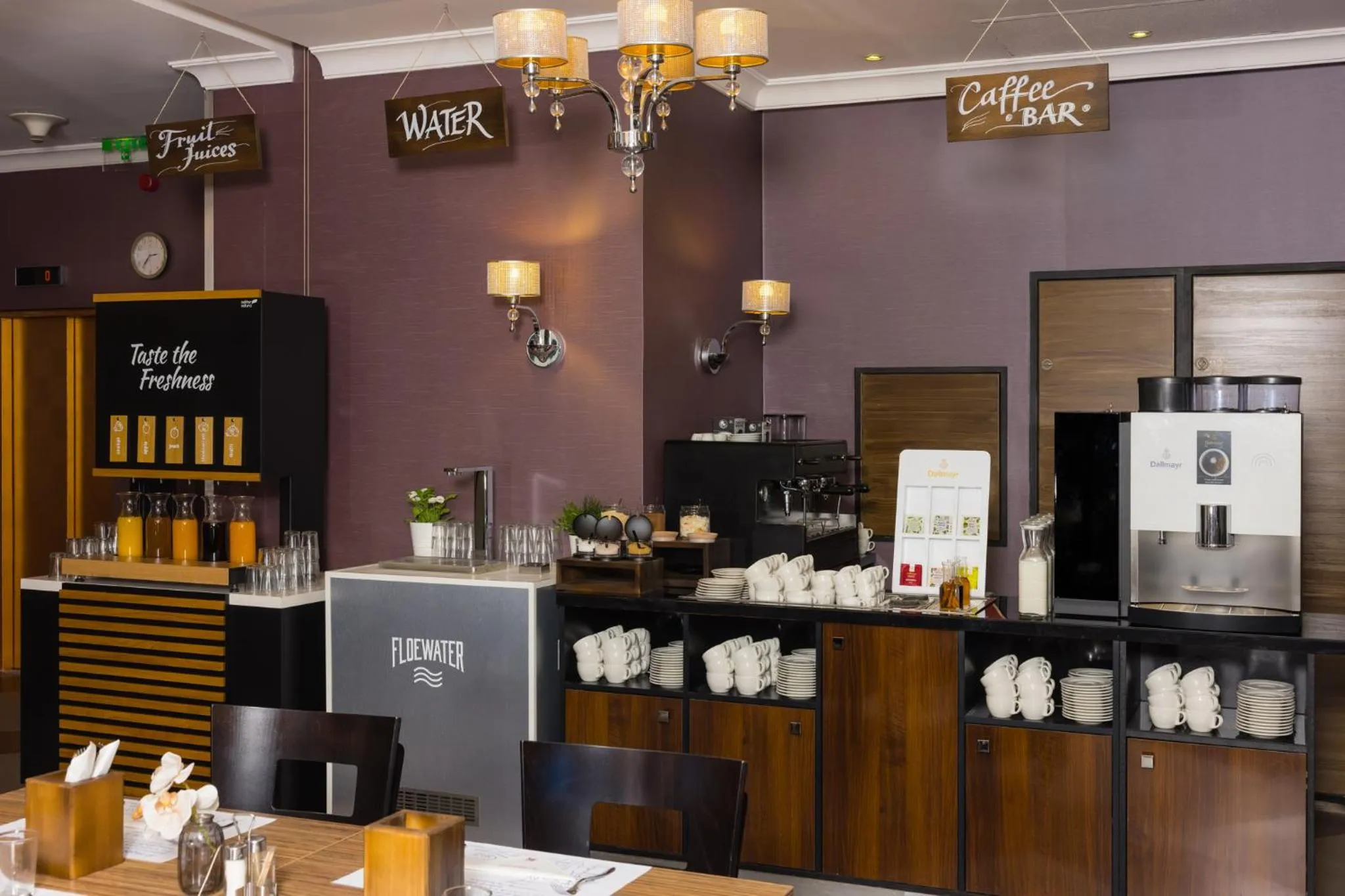 Breakfast in Carlton Hotel Buda Castle