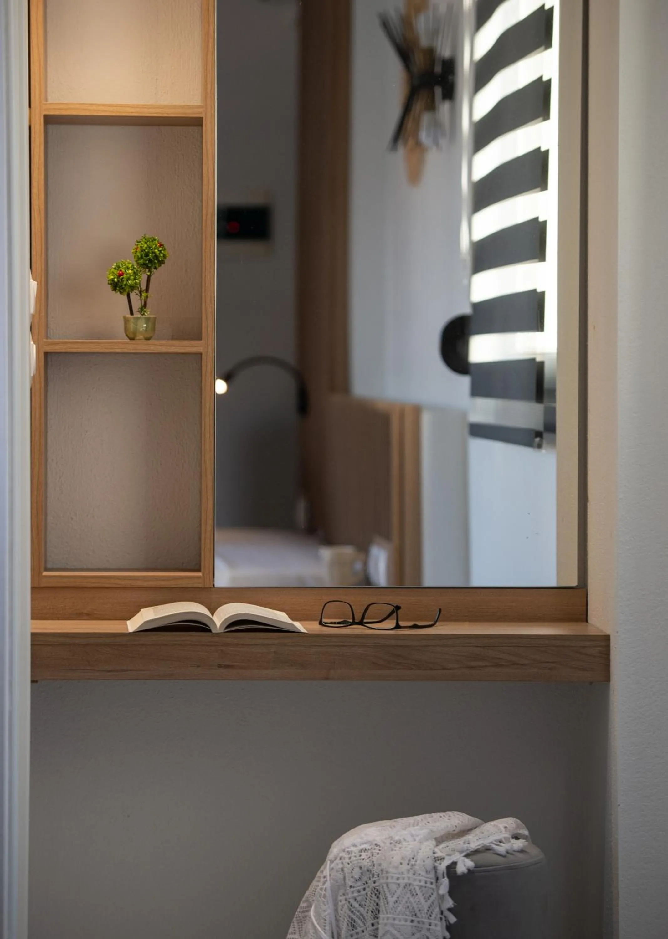 Bed in San Giorgio Apartments Nikiti