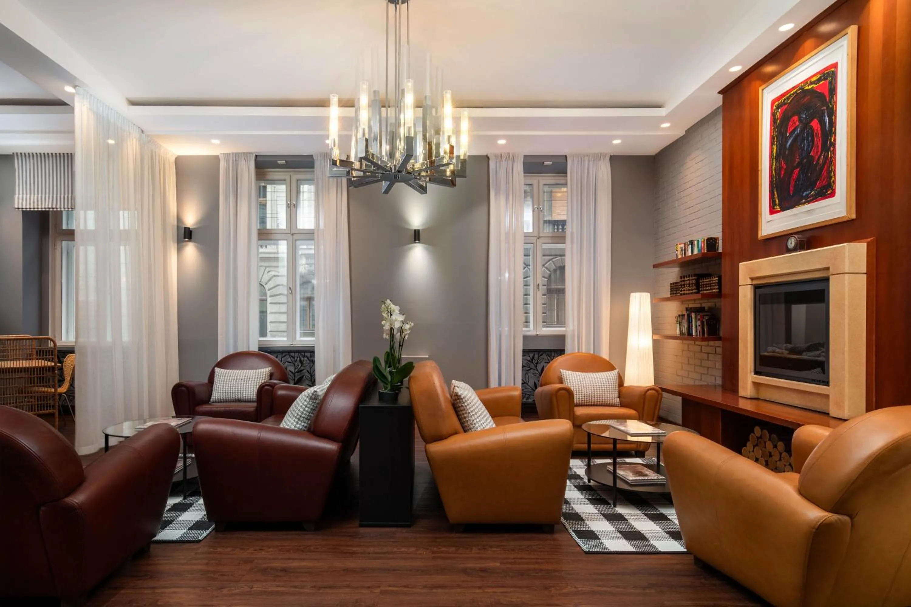 Lobby or reception in Mamaison Residence Izabella Budapest