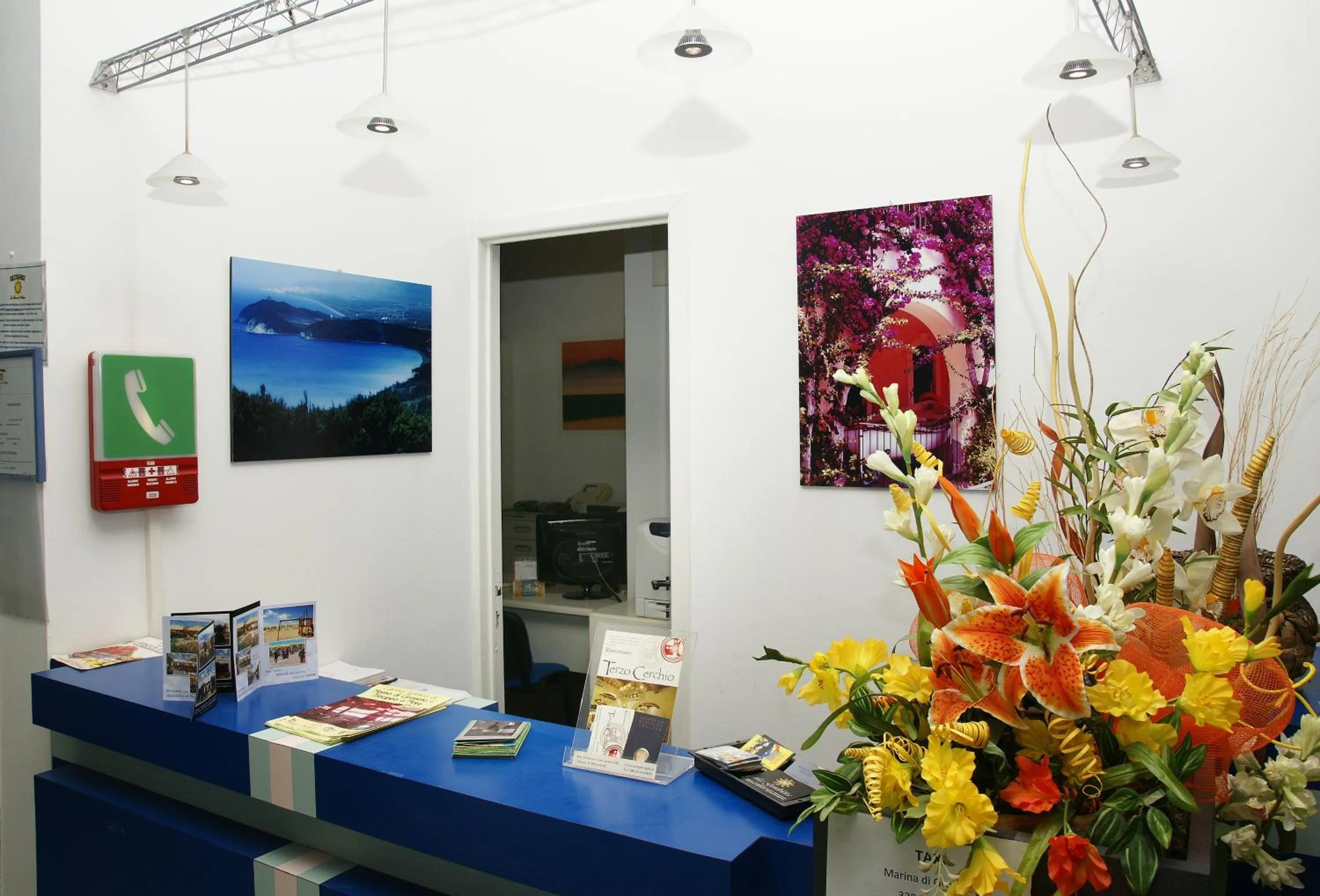 Lobby or reception in Residence La Rosa di Nettuno