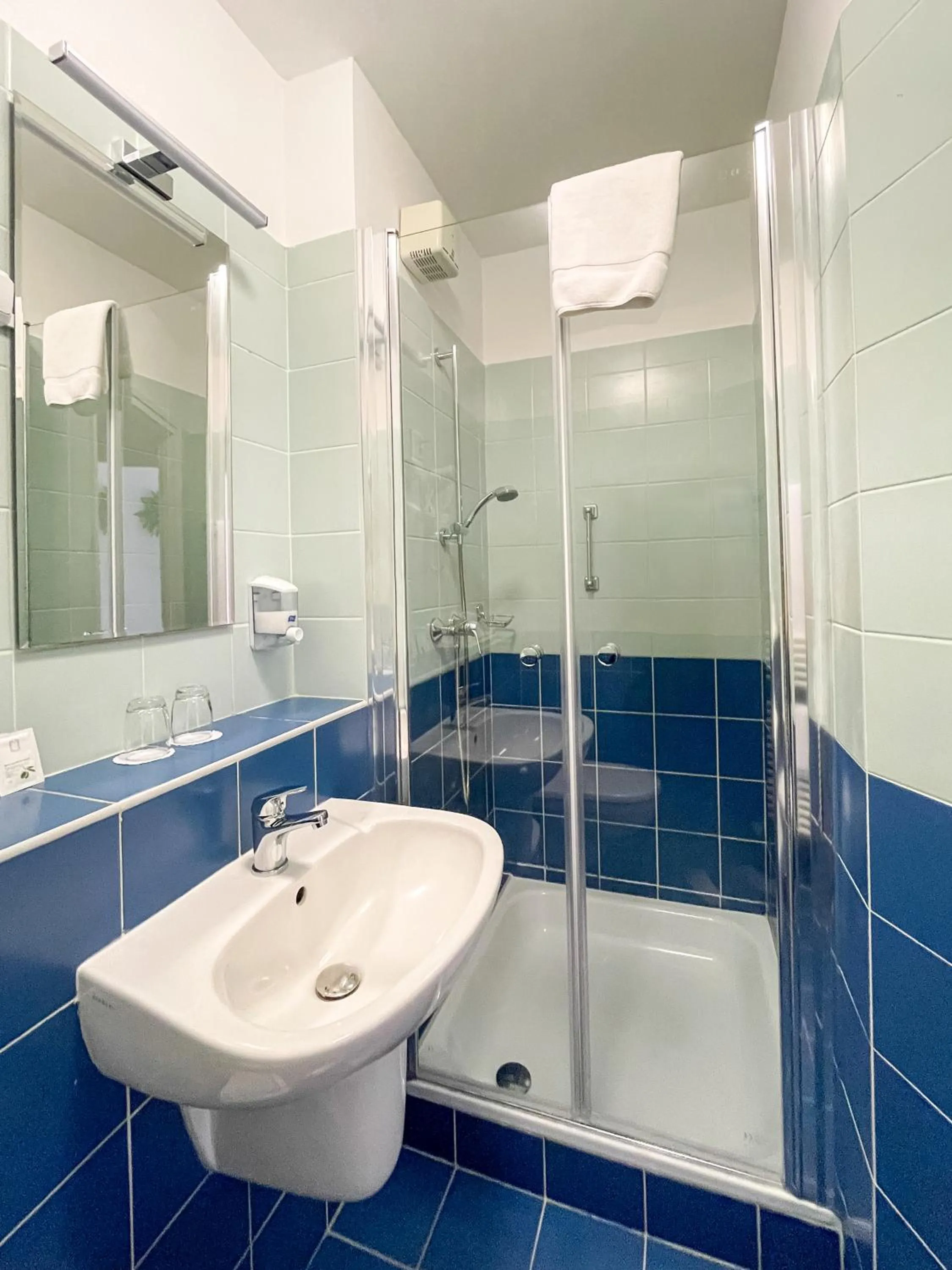 Shower in Tisza Sport Hotel