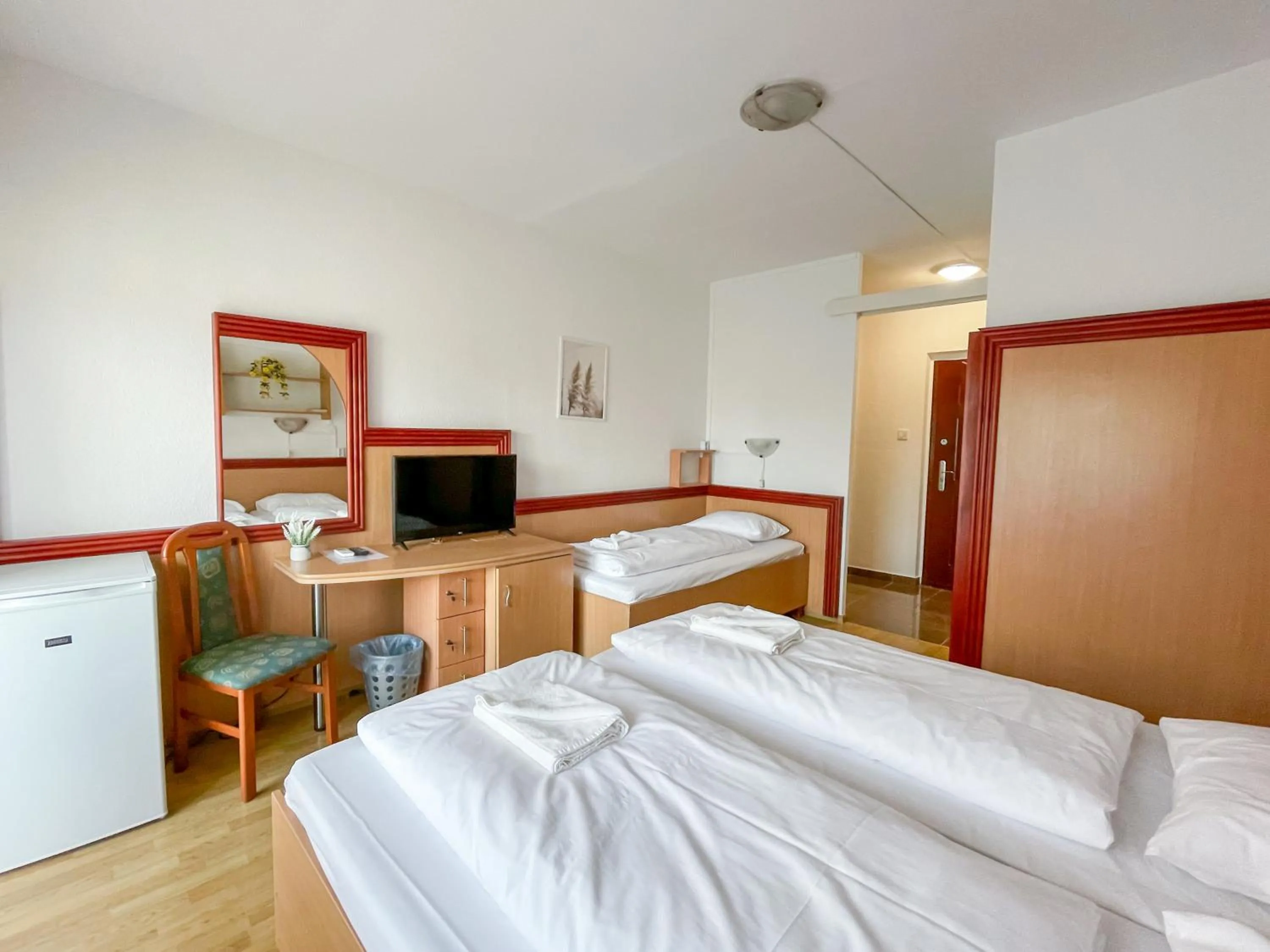 Bed in Tisza Sport Hotel