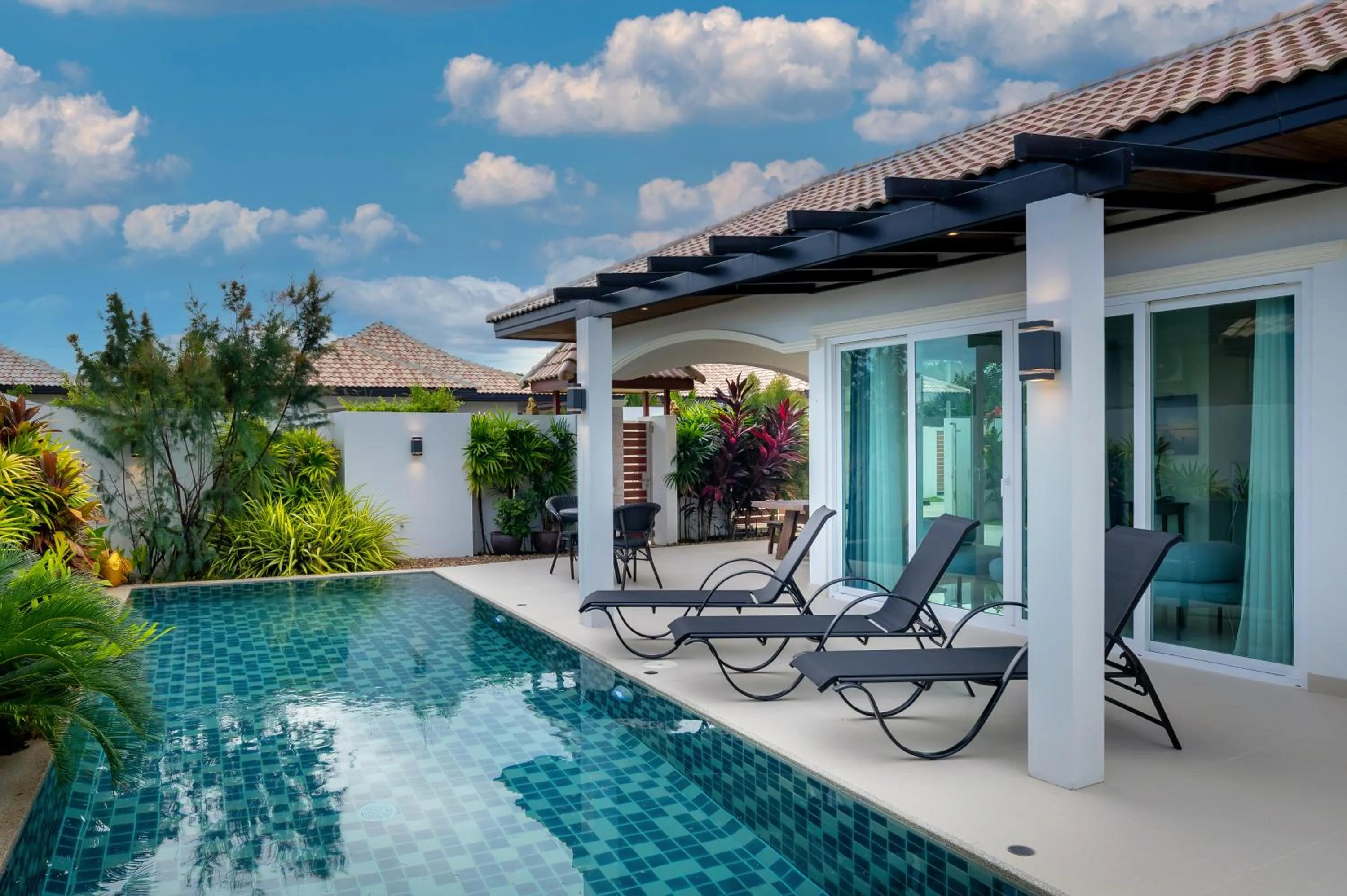Swimming pool in Orchid Paradise Homes OPV 421