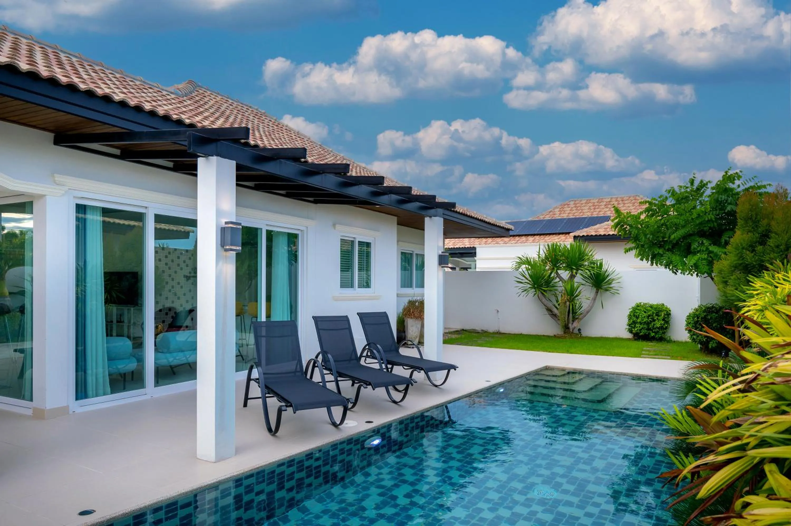 Swimming pool in Orchid Paradise Homes OPV 421
