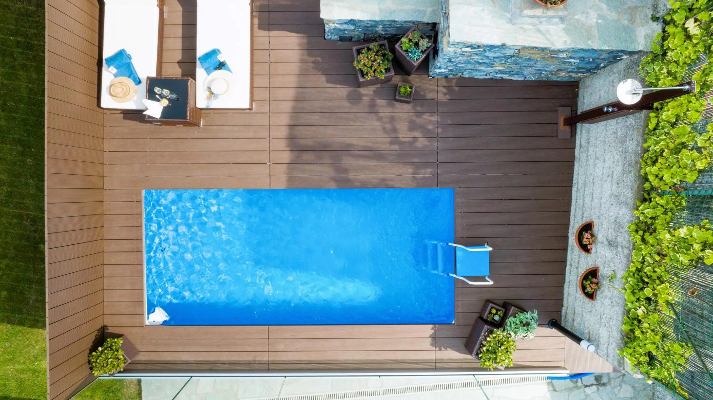 Pool view in Villa Silvia Apartment - Private Pool