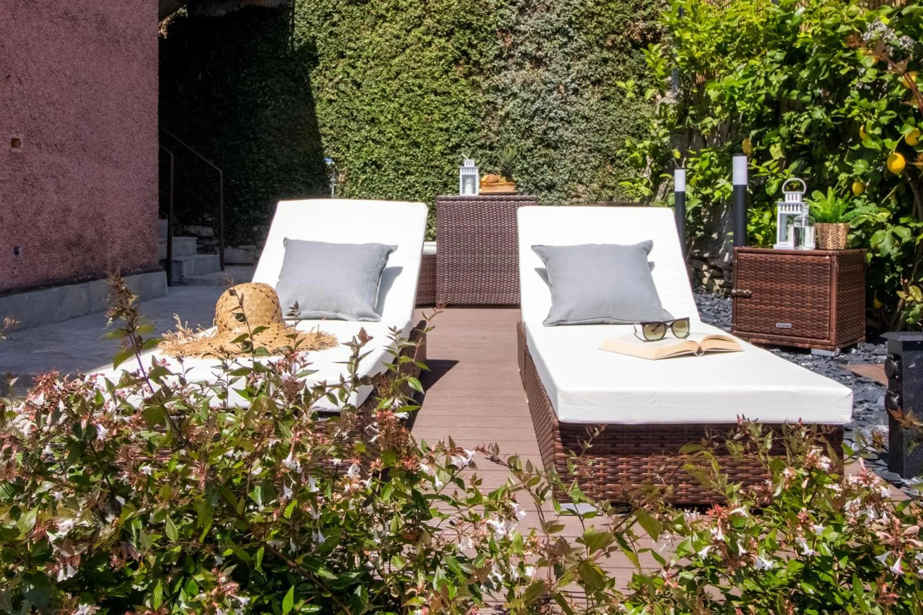 Patio in Villa Silvia Apartment - Private Pool