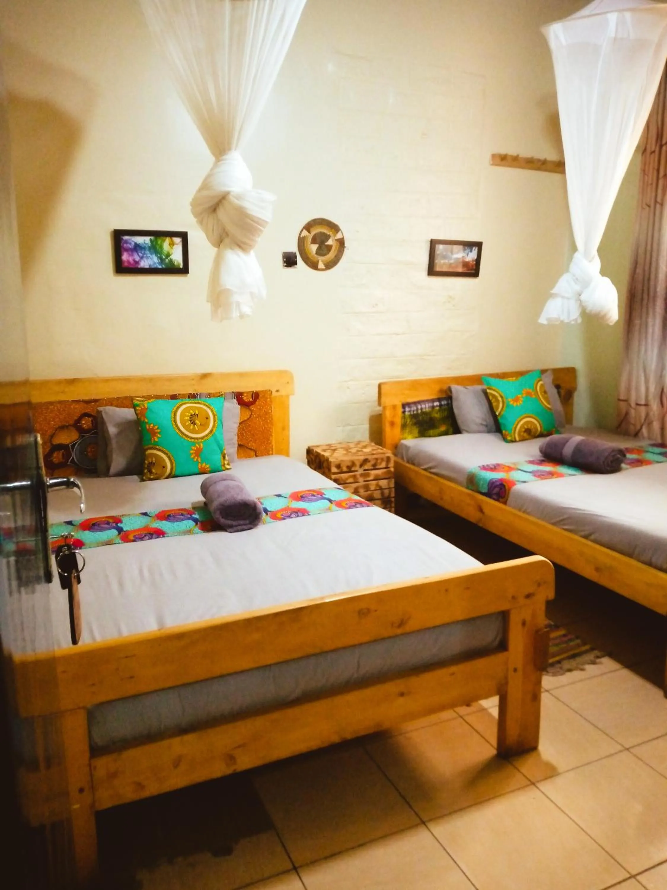 Bed in Santaviva Hotel