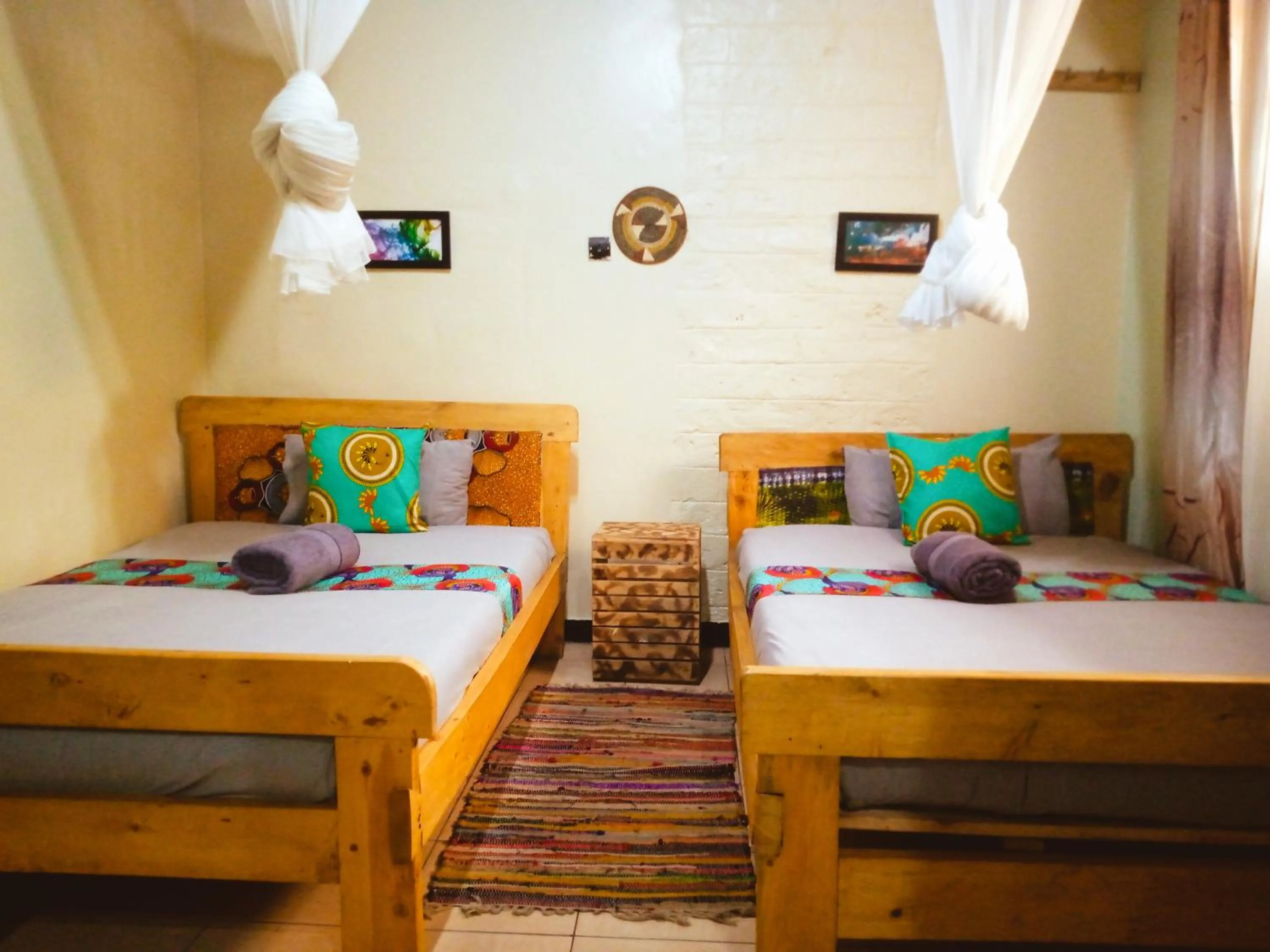 Bed in Santaviva Hotel