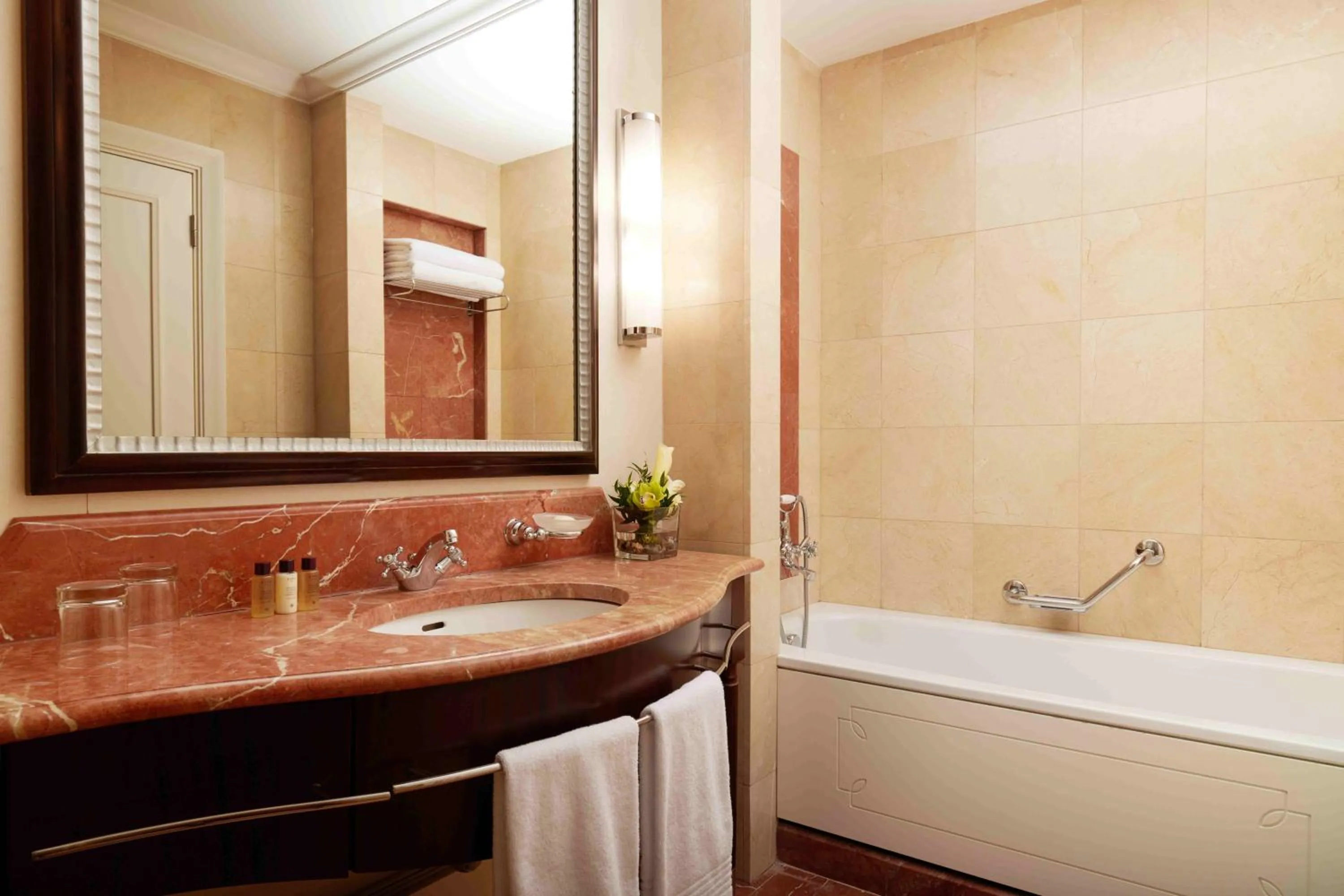 Bathroom in Corinthia Budapest