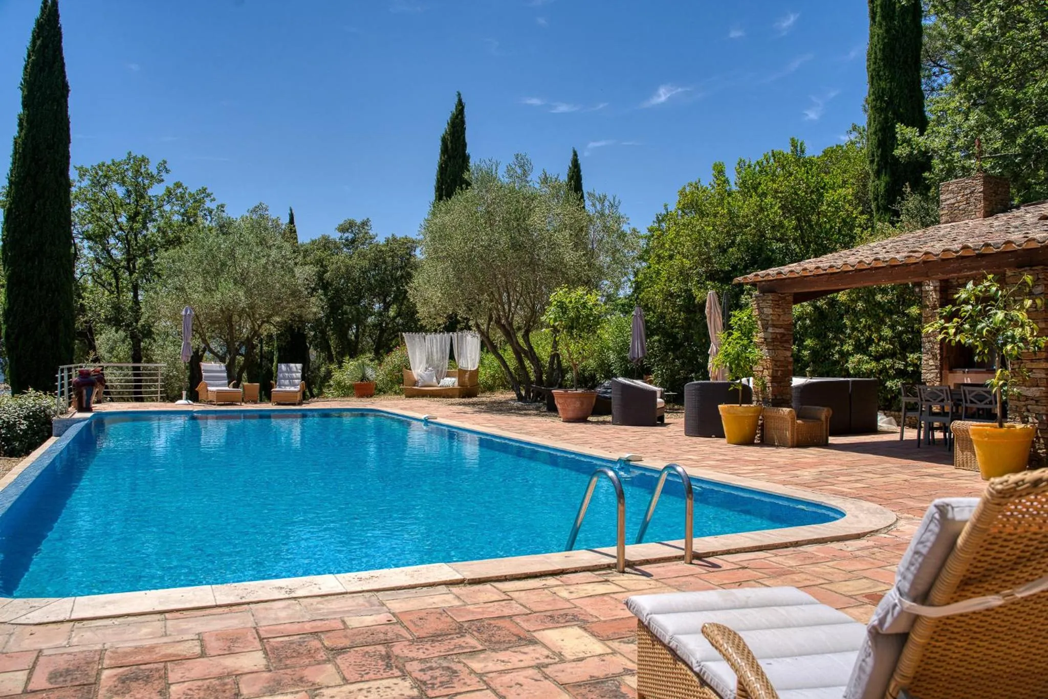 Swimming pool in Domaine des Chênes de la Galline