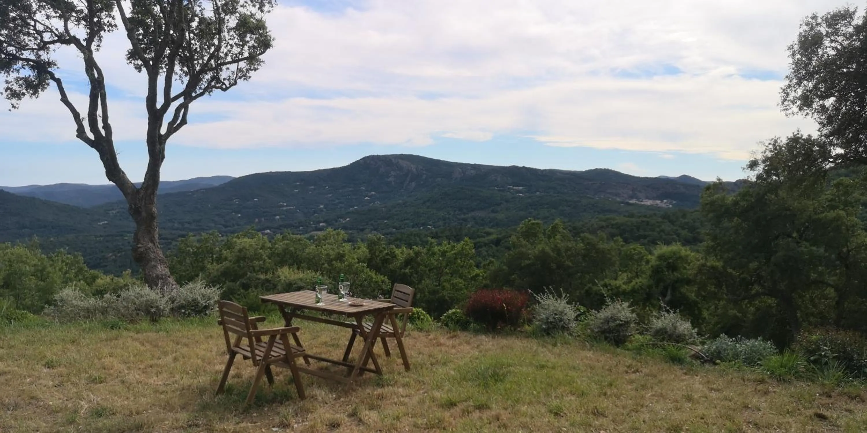 Mountain view in Domaine des Chênes de la Galline