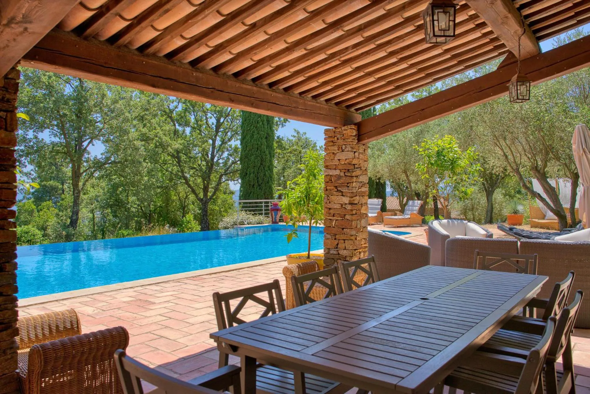 Swimming pool in Domaine des Chênes de la Galline